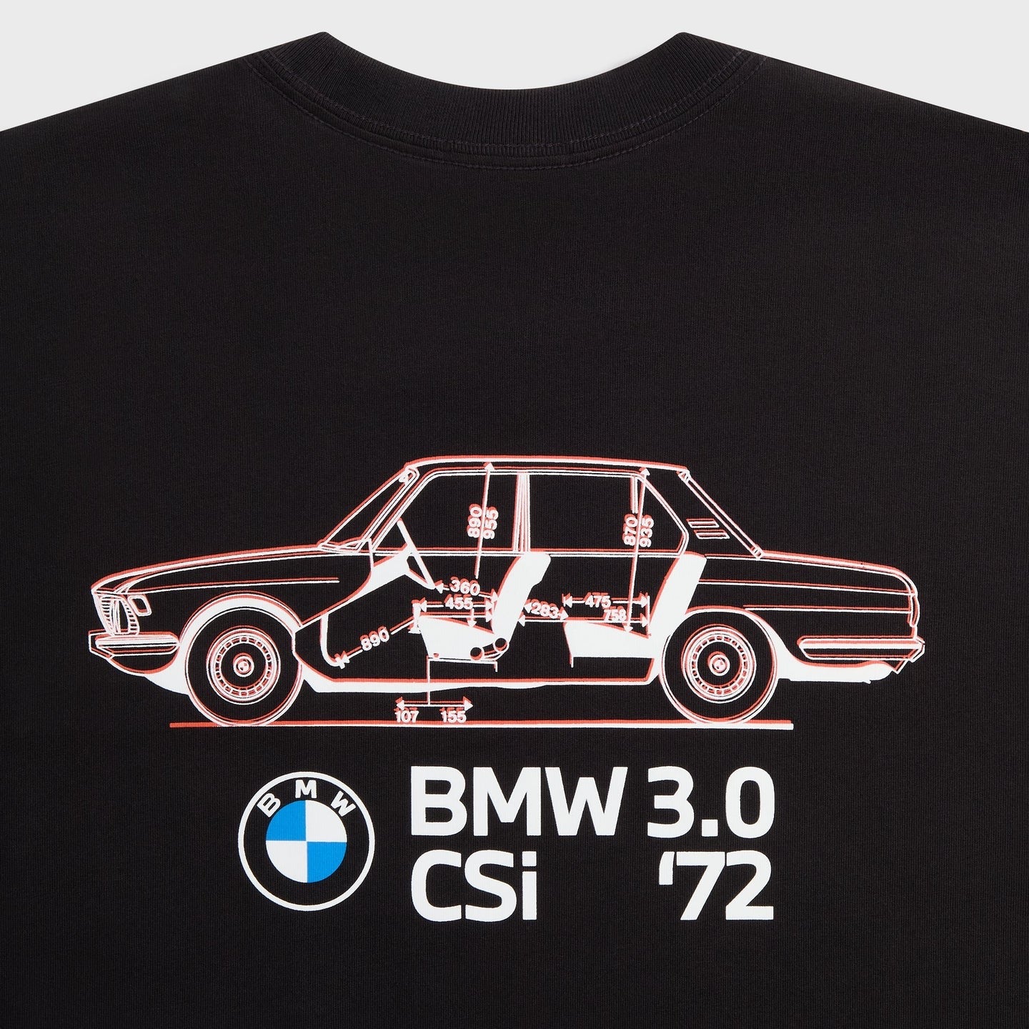 Kith x BMW T Shirt CSI 3.0 “Black Schematic”
