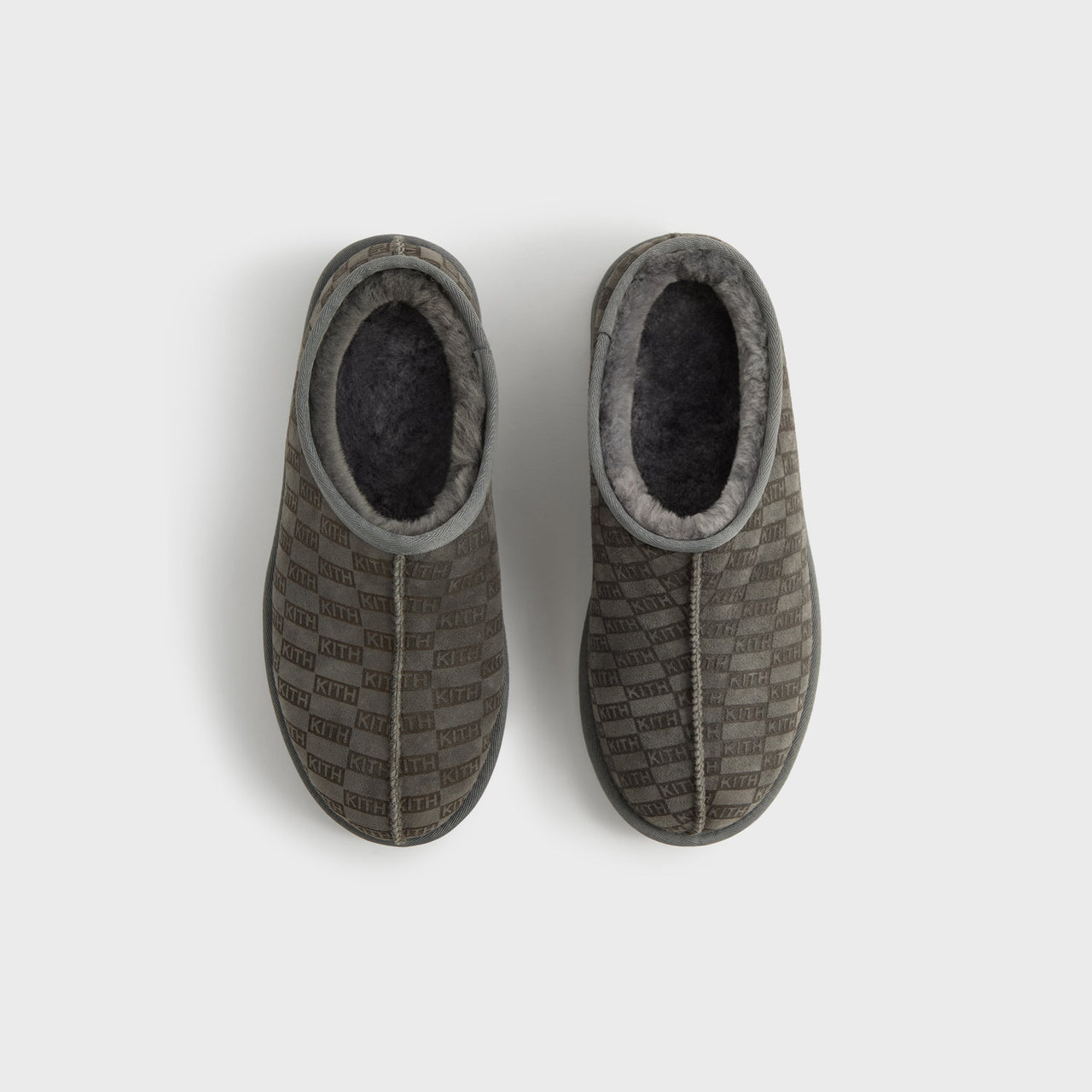 Kith Monogram Shearling Slippers “Idea”