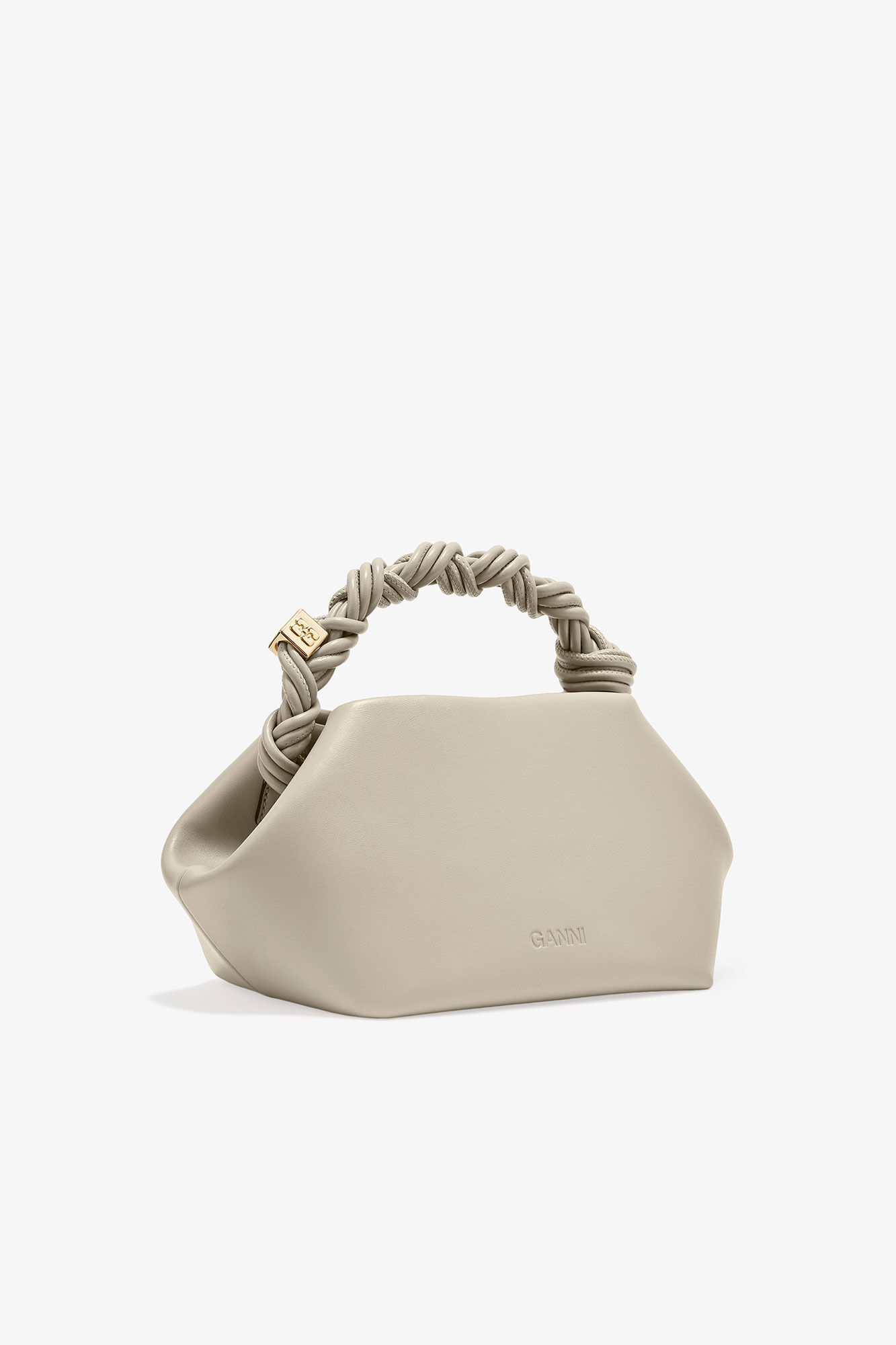 Ganni Bag Small Bou “Light Grey"