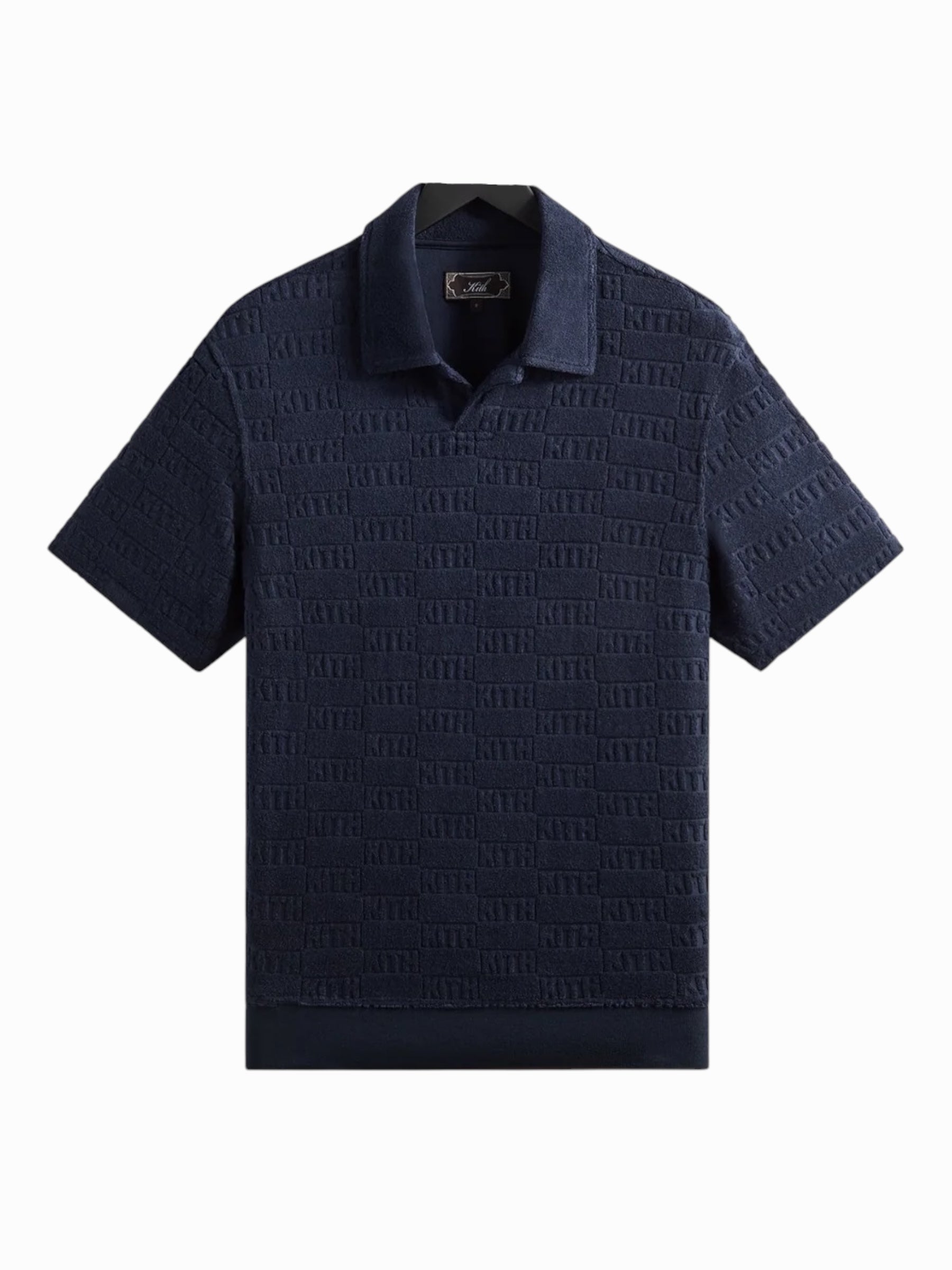 Kith Shirt Monogram Towel Terry “Navy”