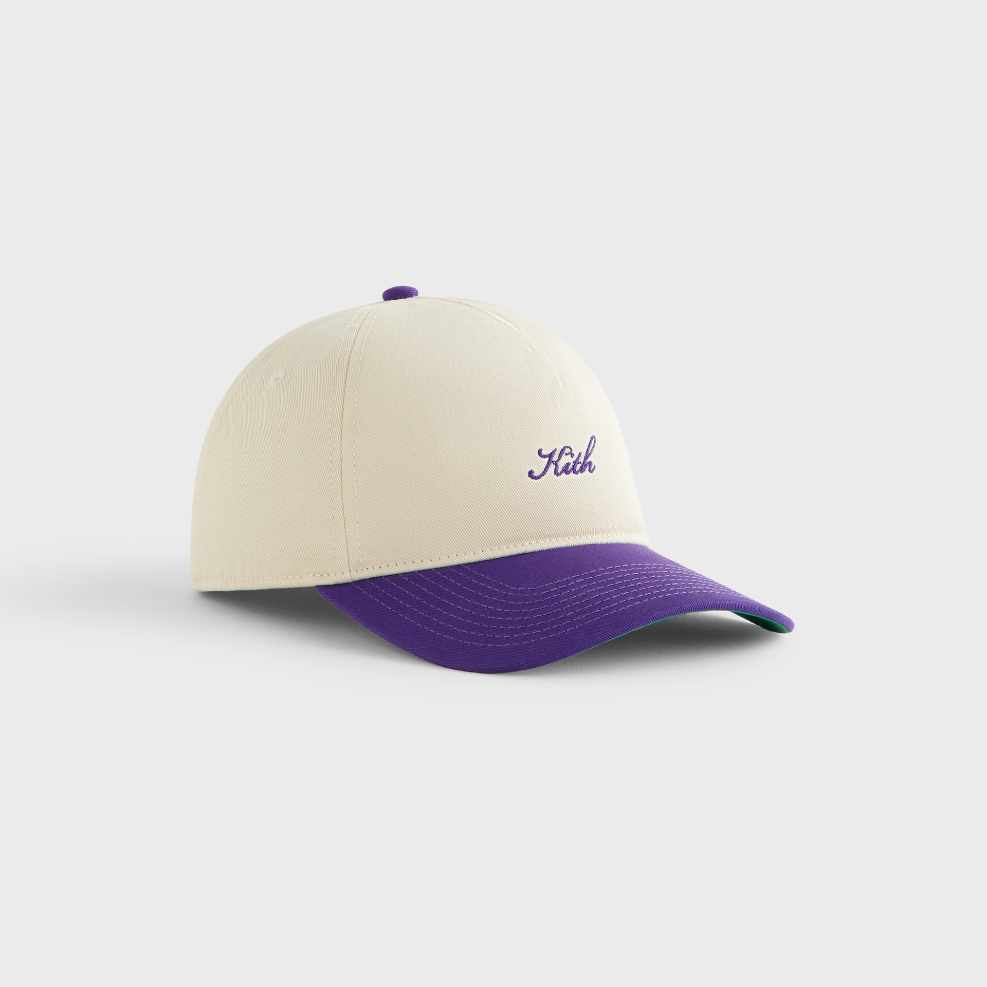 Kith Women Cap Two-Tone Cotton Twill “Sandrift”
