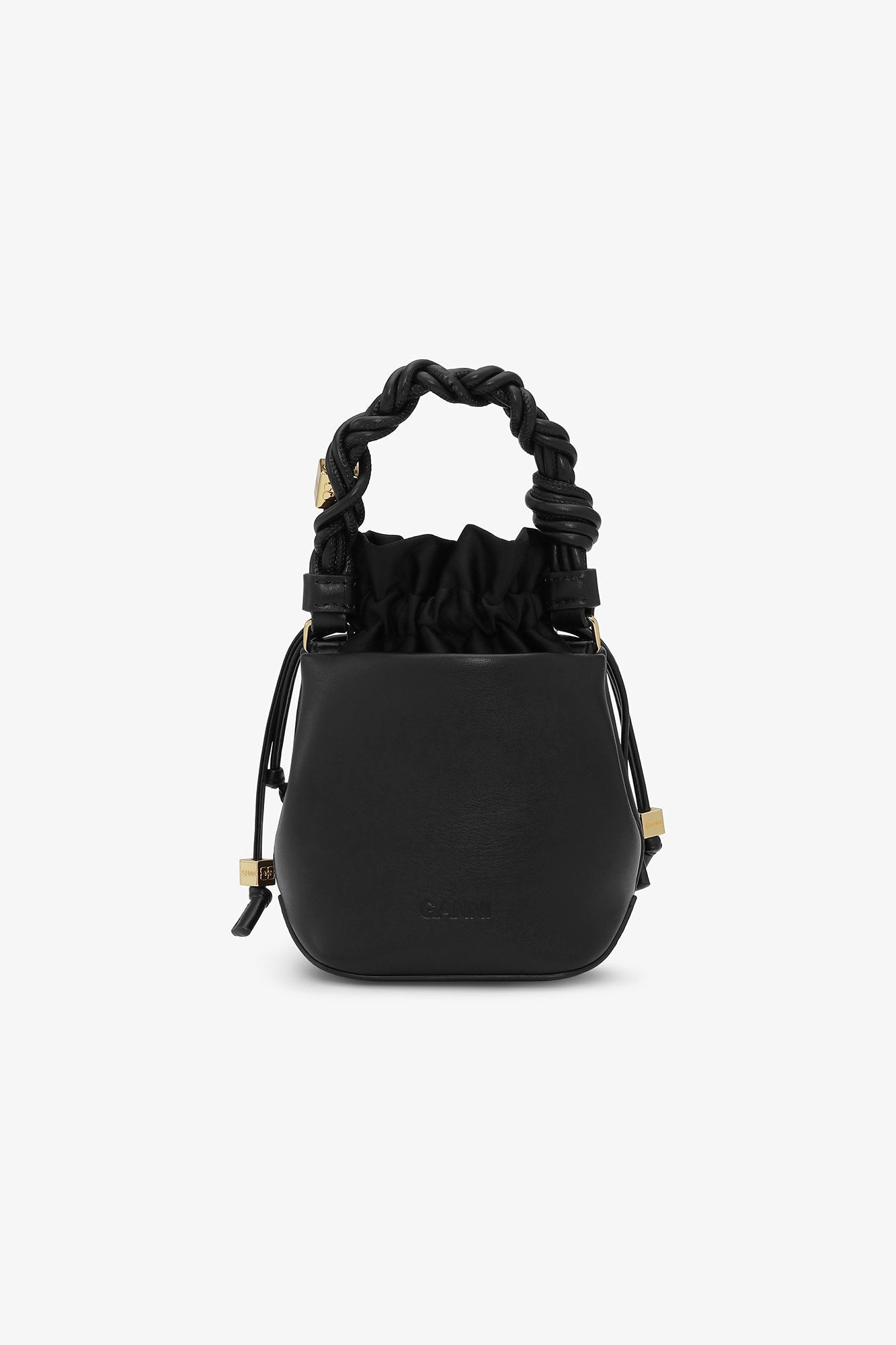 Ganni Bag Mini Bou Bucket "Black"