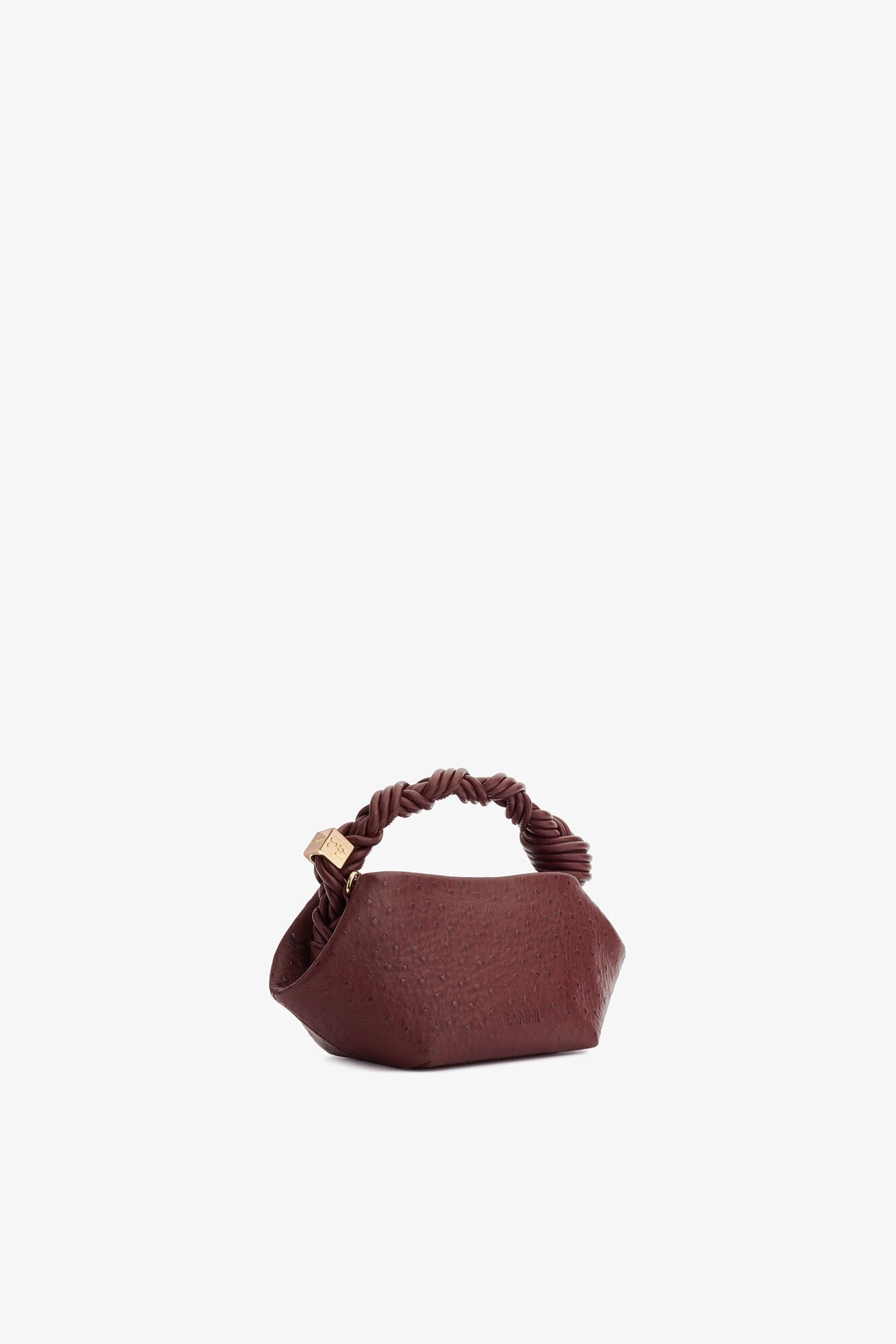 Ganni Bou Mini “Red Ostrich”