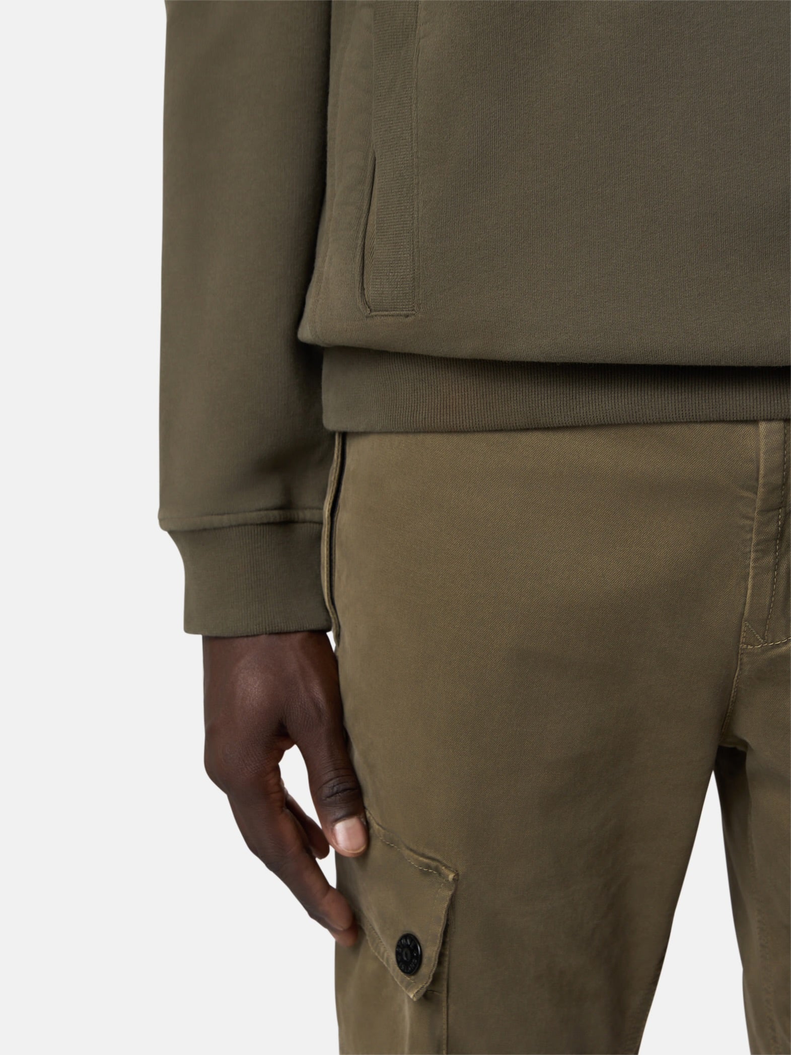 Stone Island Hoodie “Military Green”