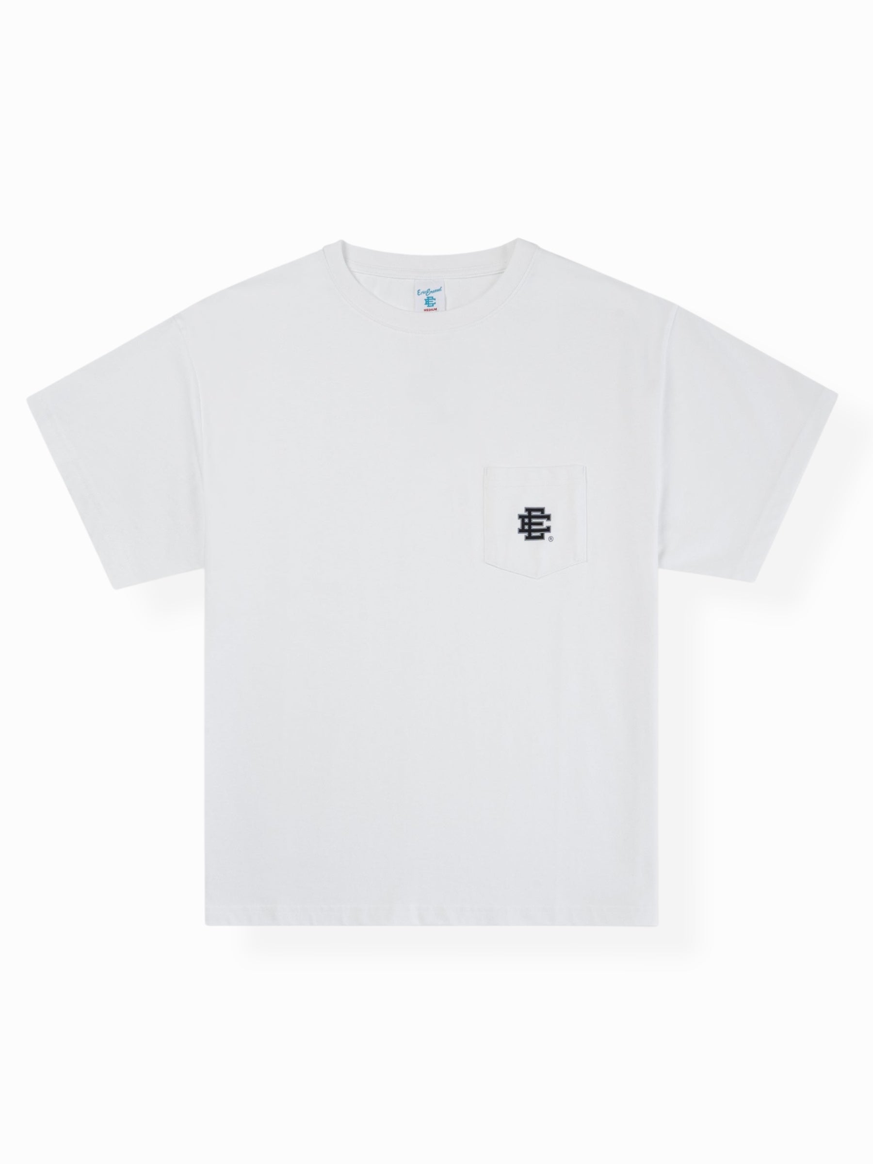 Eric Emanuel T Shirt Basic/Pocket “White”