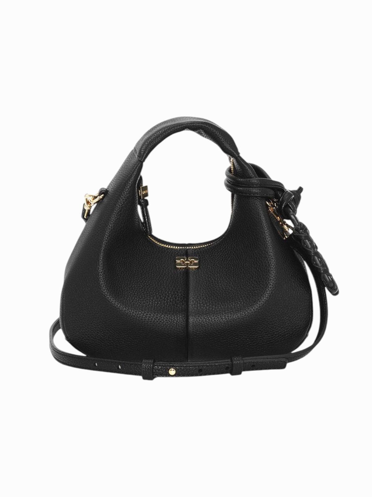 Ganni Bag Mini Hobo “Black"