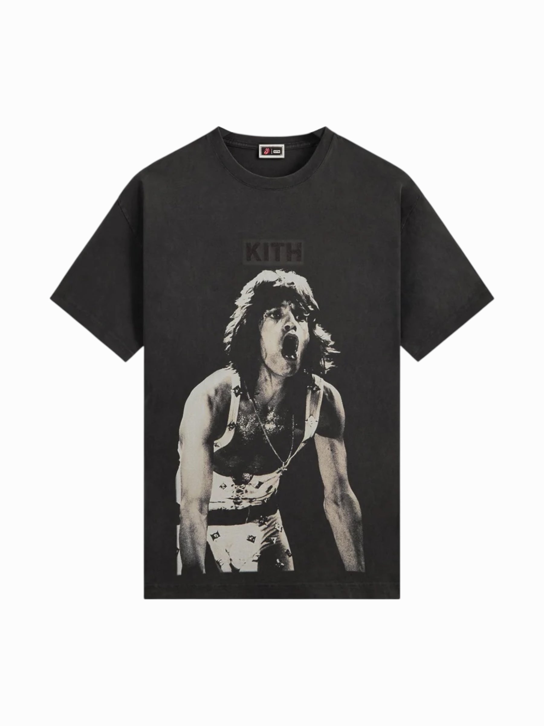 Kith x Rolling Stones T Shirt “Mick Jagger - Concert Photo Vintage”