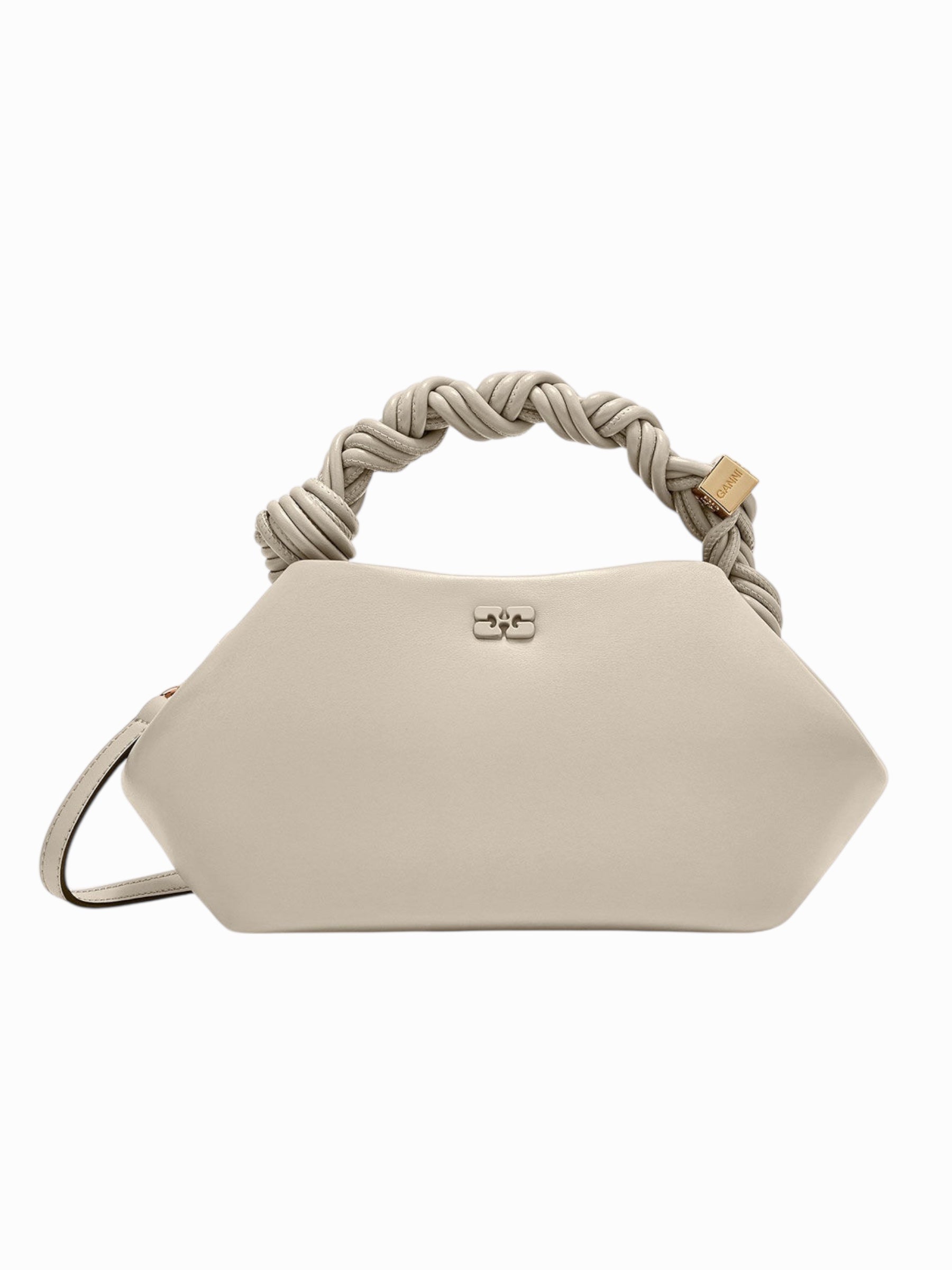 Ganni Bag Small Bou “Light Grey"
