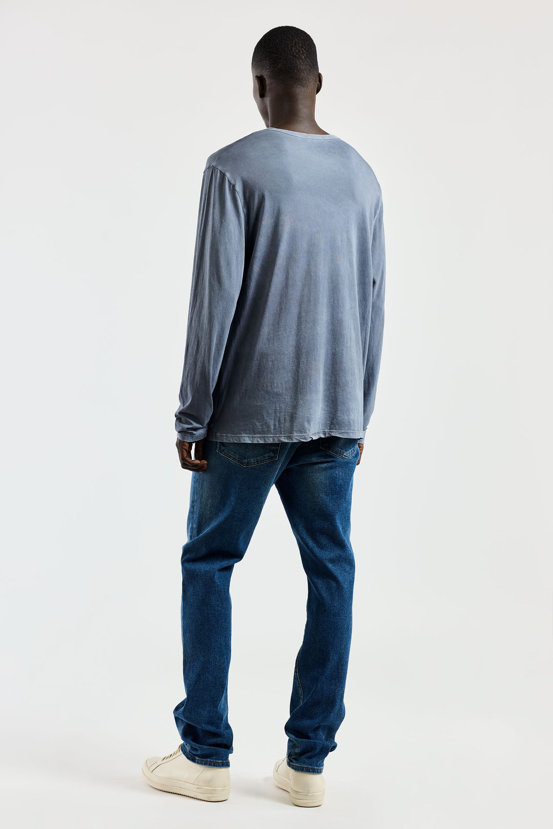 Cotton Citizen Classic Crew Tee Long Sleeve “Vintage Natural Blue”