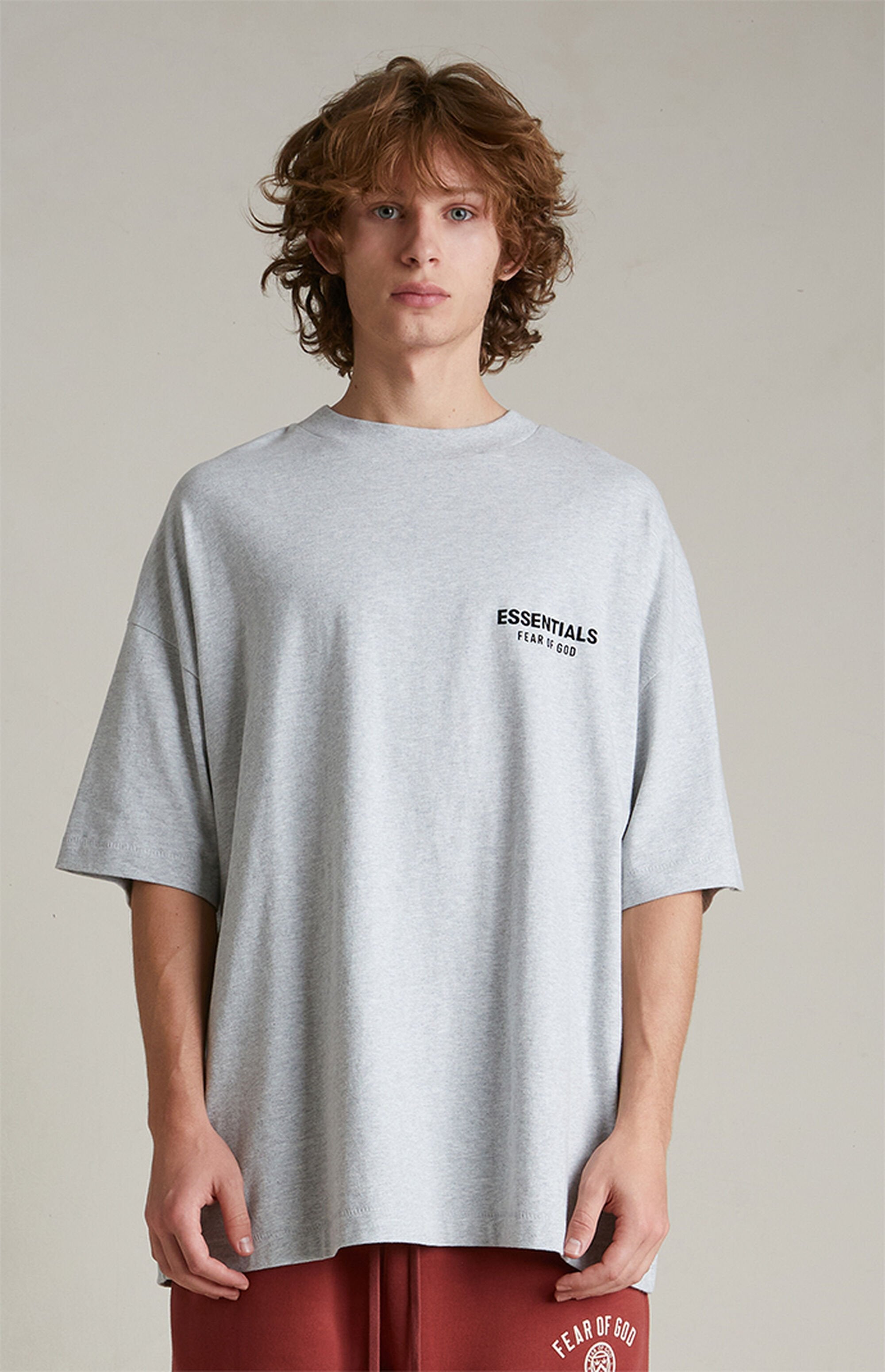 Essentials T Shirt “Light Heather Grey” (FW24)