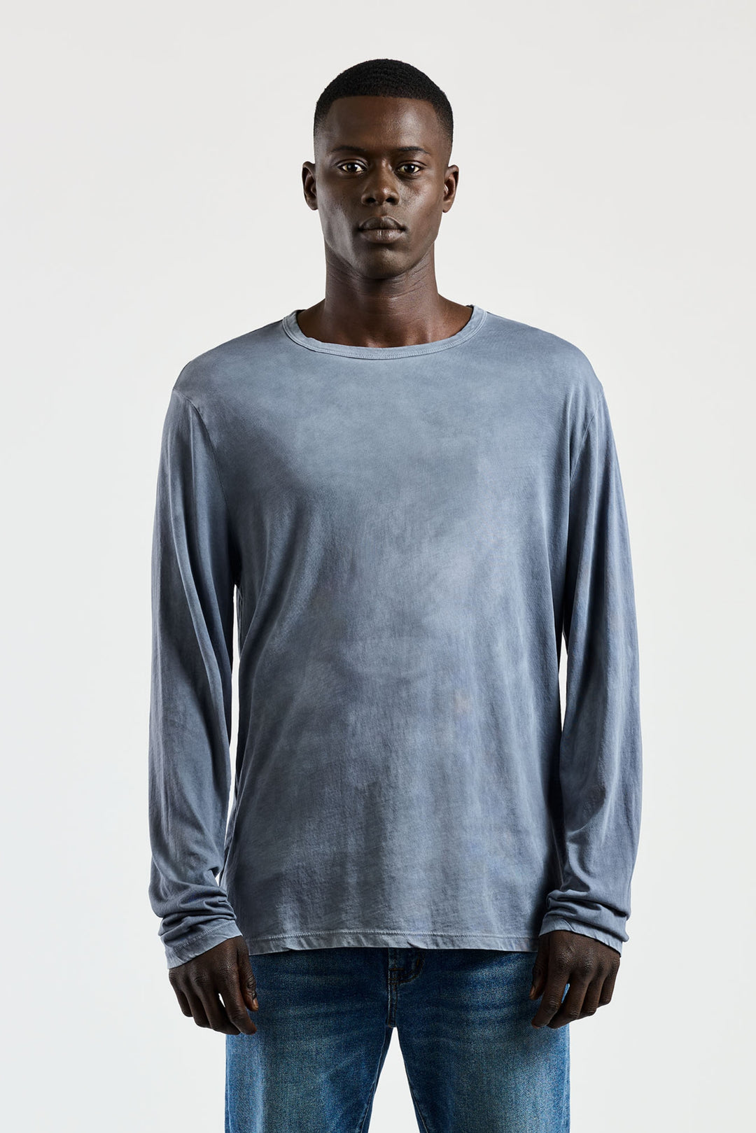 Cotton Citizen Classic Crew Tee Long Sleeve “Vintage Natural Blue”