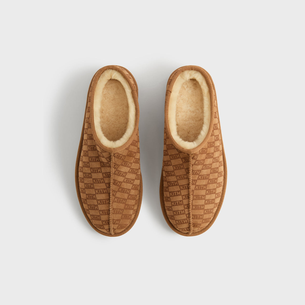 Kith Monogram Shearling Slippers “Loft”