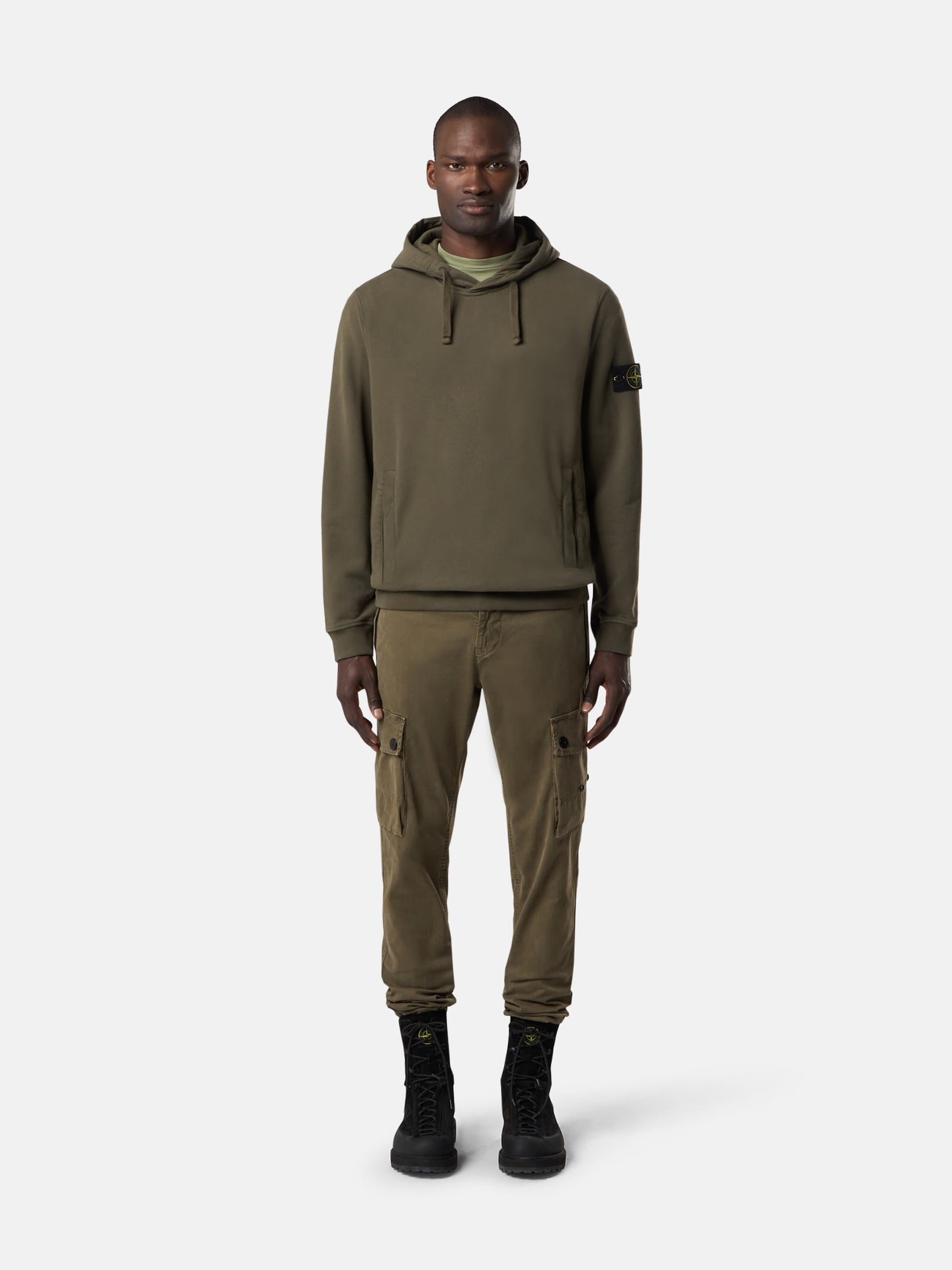 Stone Island Hoodie “Military Green”