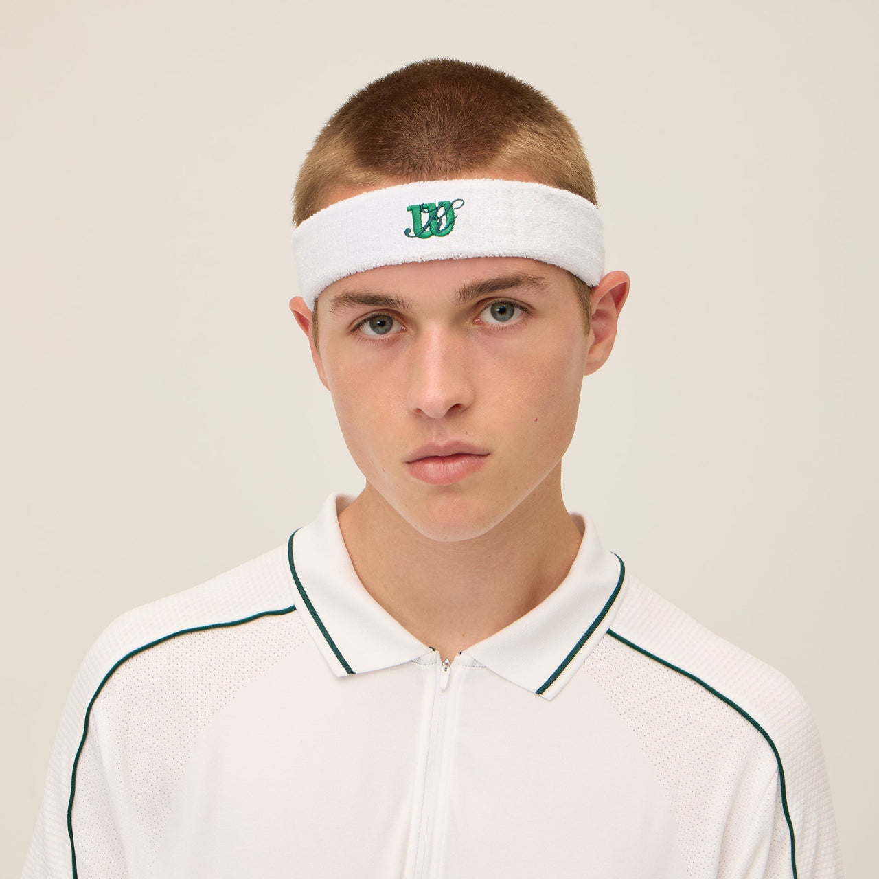 Kith x Wilson Terry Headband “White”