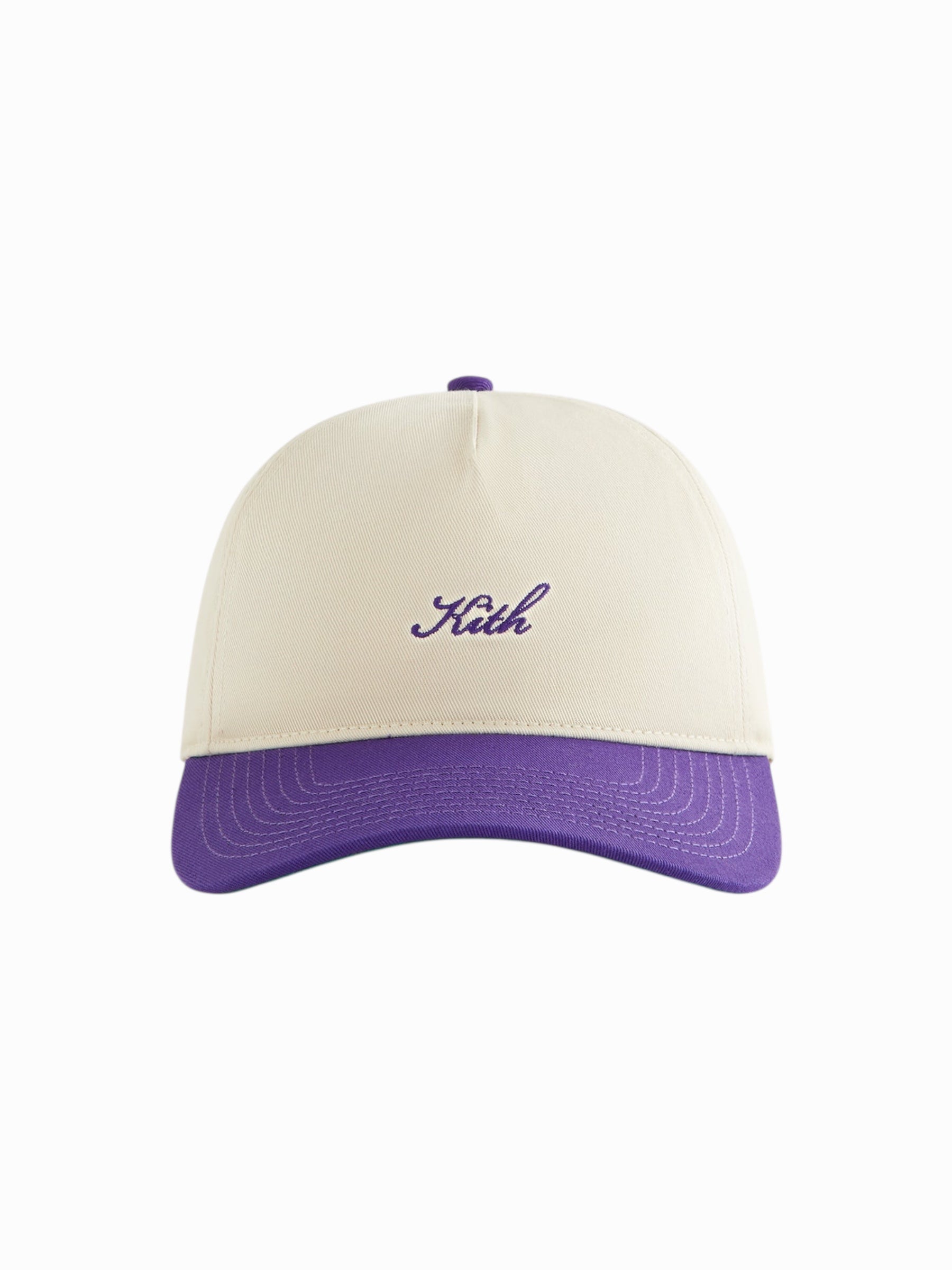 Kith Women Cap Two-Tone Cotton Twill “Sandrift”