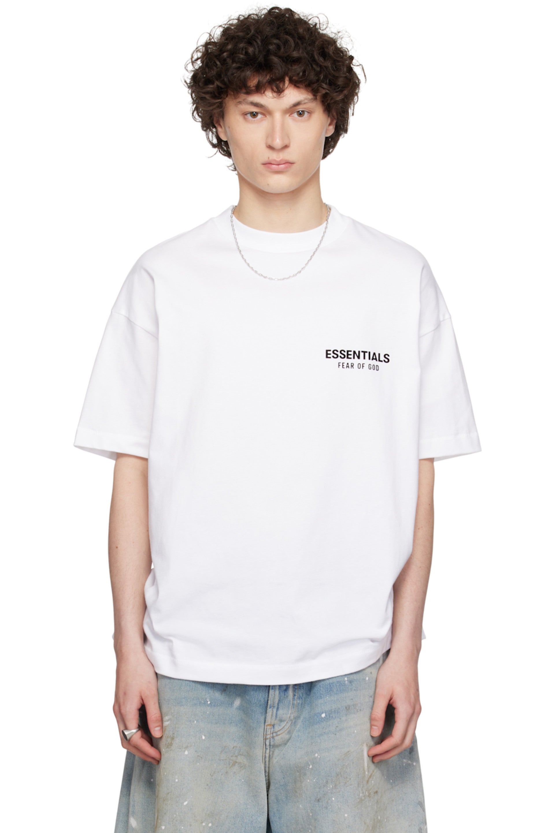 Essentials T Shirt “Bright White” (SS25)