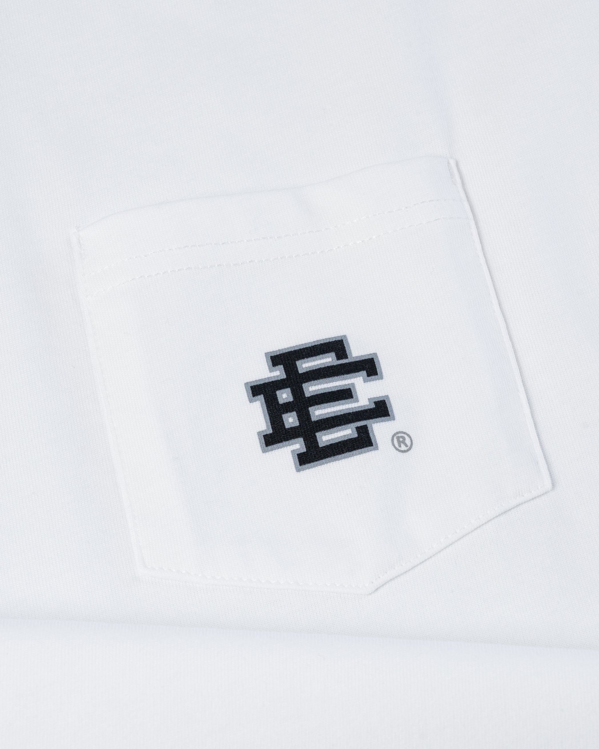 Eric Emanuel T Shirt Basic/Pocket “White”