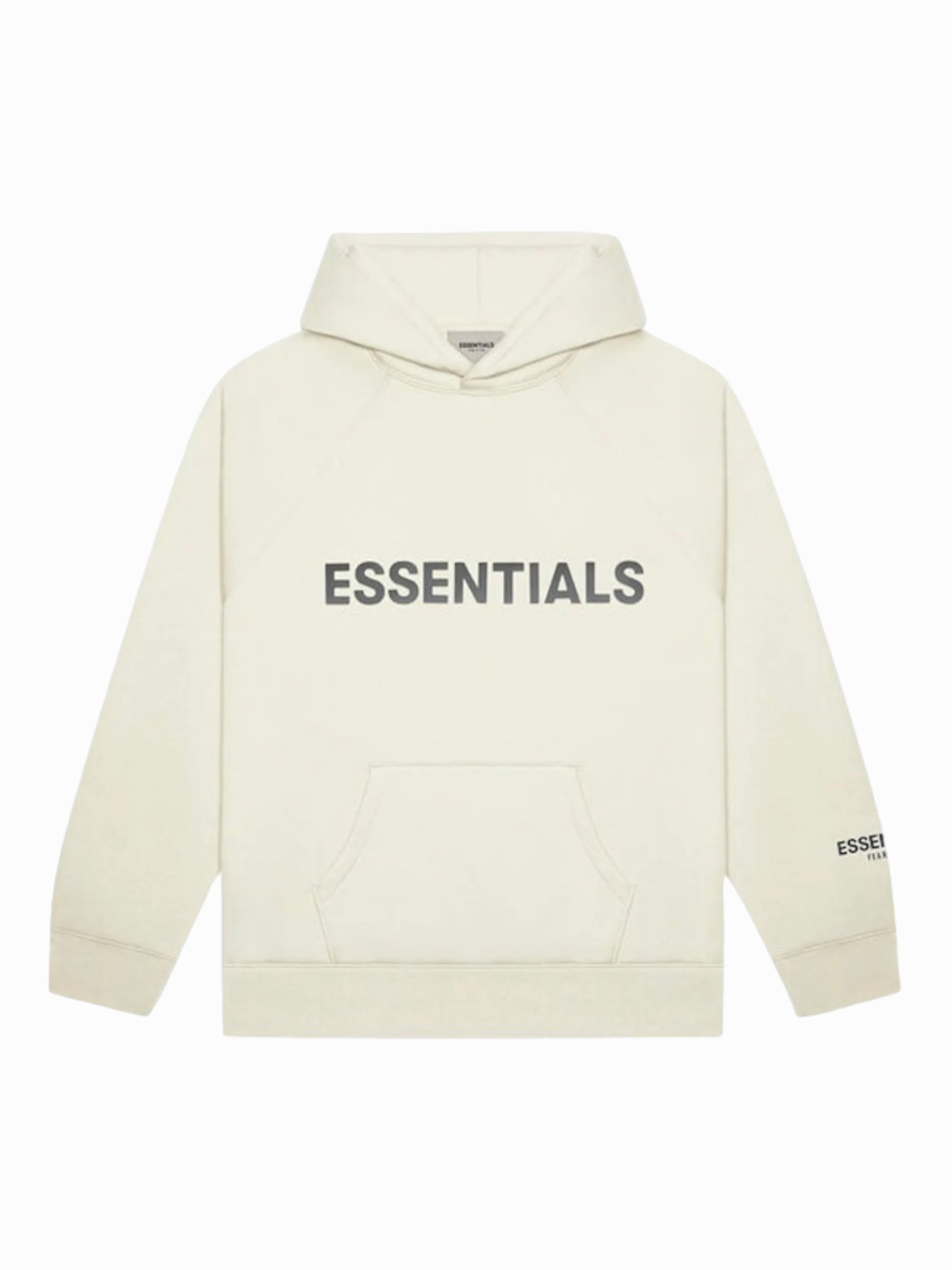 Essentials Hoodie Appliqué Logo “Butter Cream”