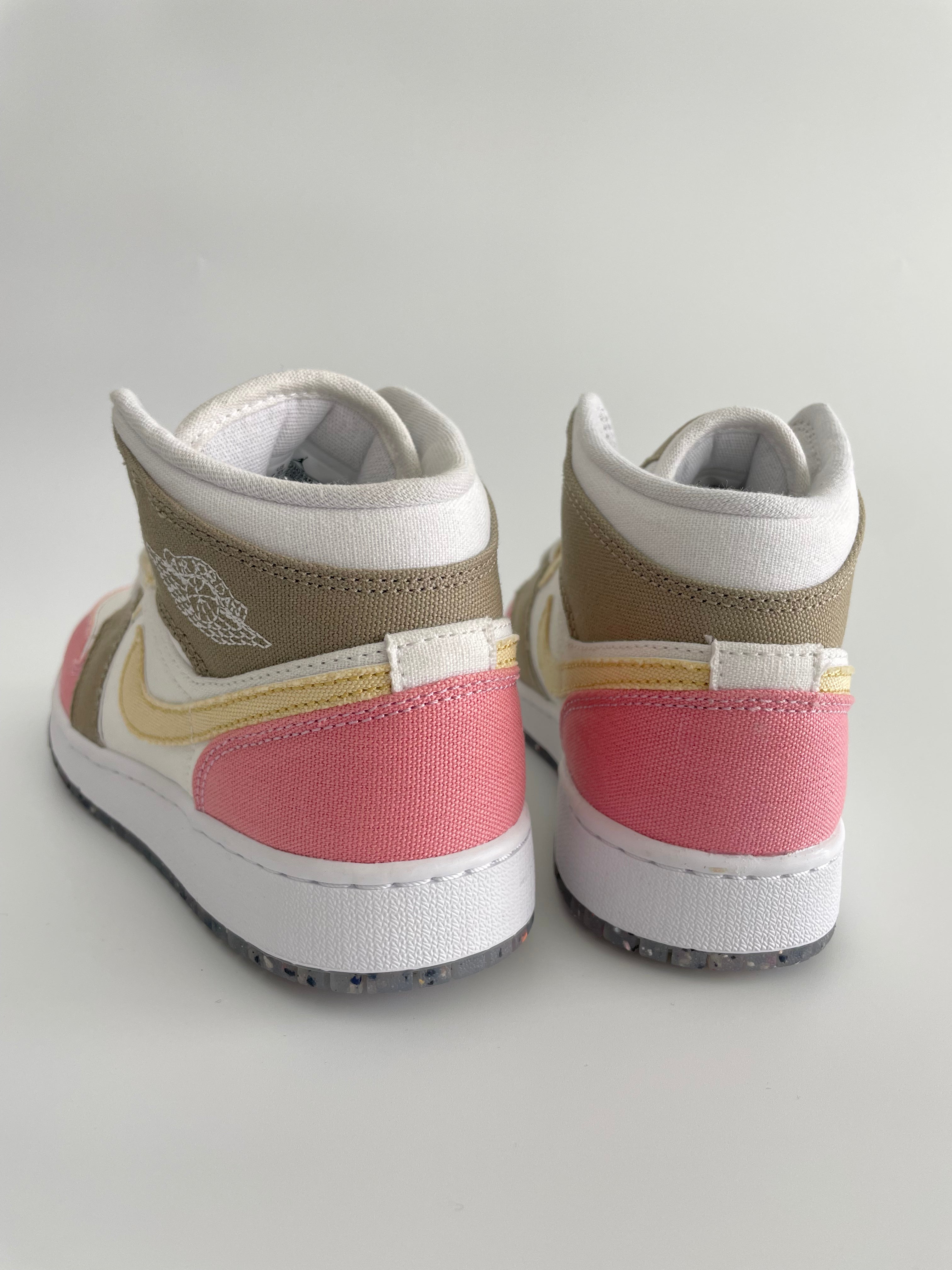 Jordan 1 Mid “Pastel Grind” (GS)