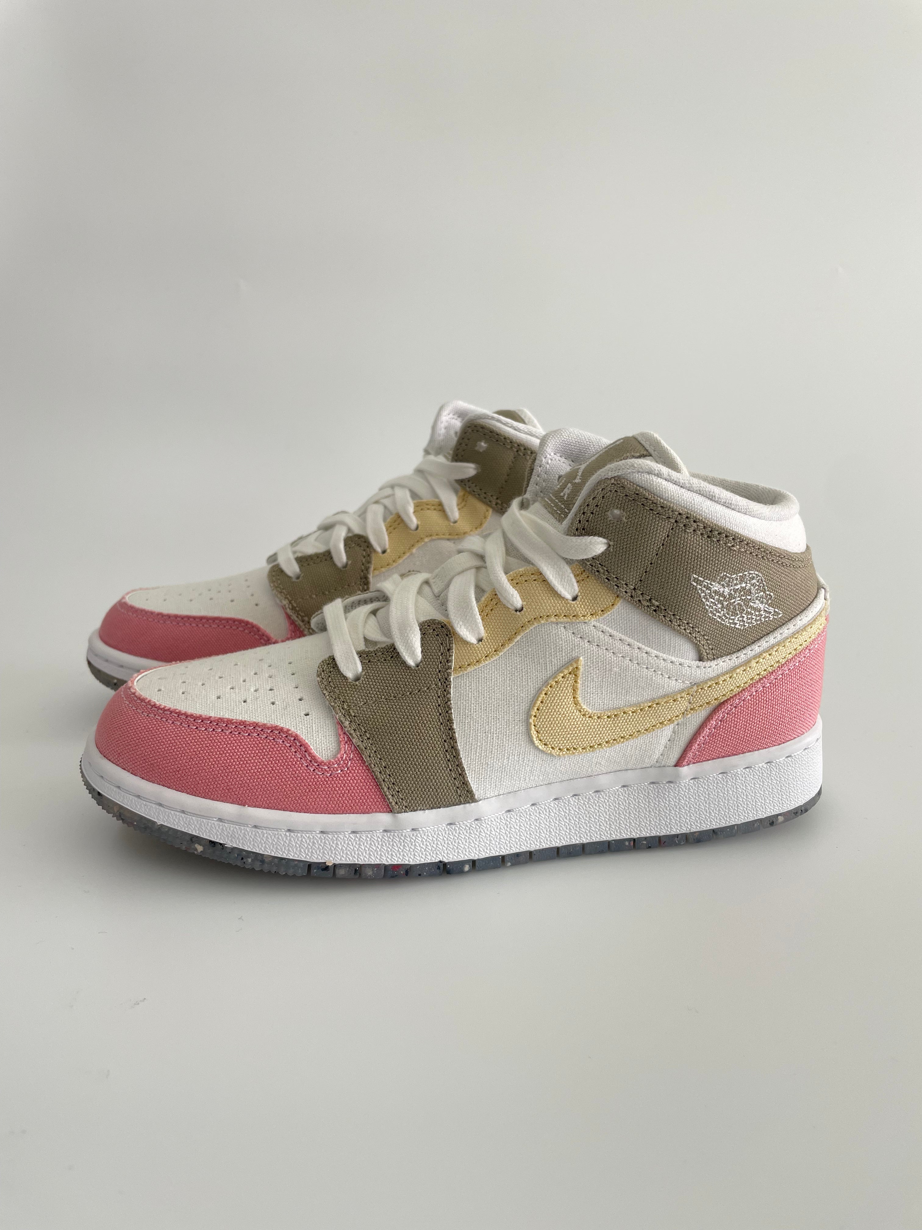 Jordan 1 Mid “Pastel Grind” (GS)