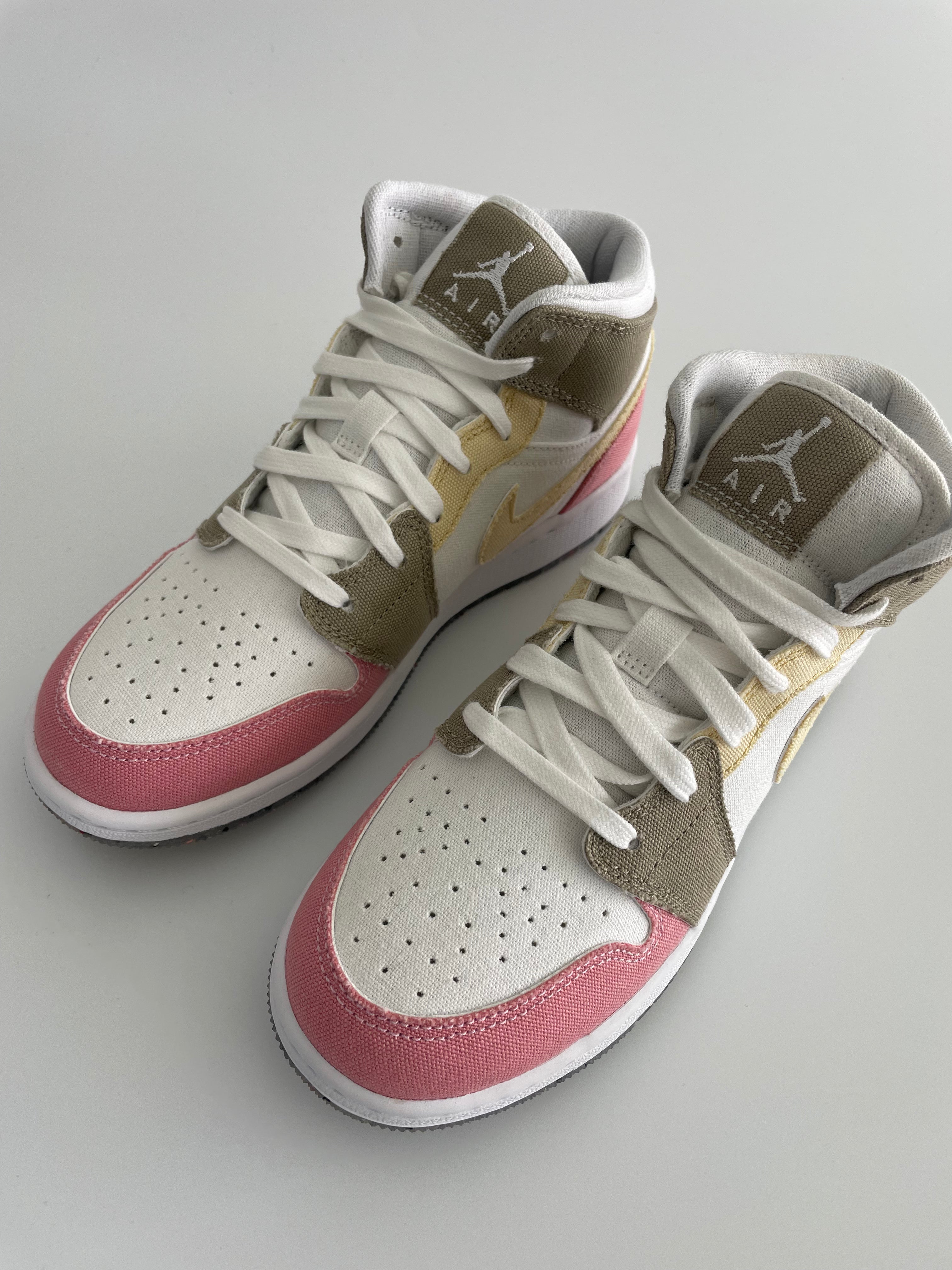 Jordan 1 Mid “Pastel Grind” (GS)