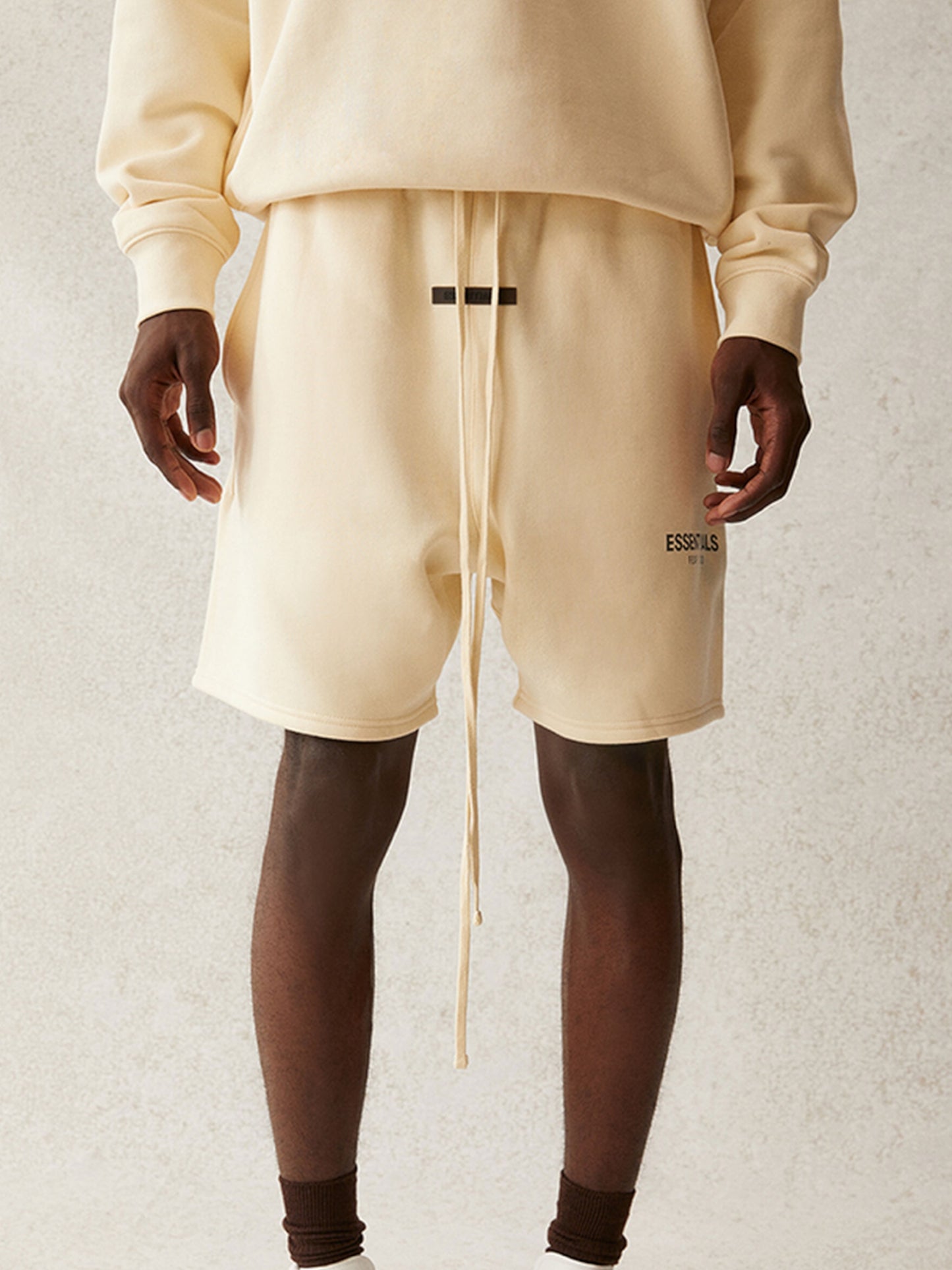 Essentials Shorts “Butter Cream” (SS21)