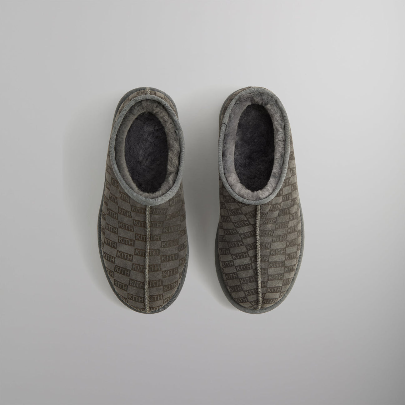 Kith Monogram Shearling Slippers “Idea”