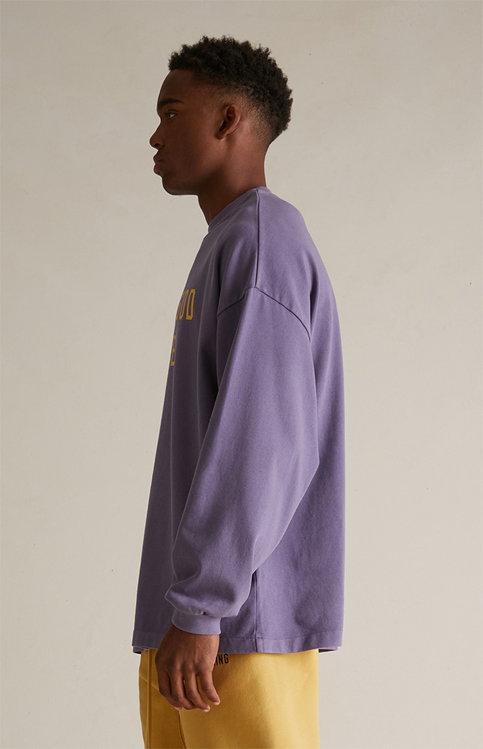 Essentials Heavy Long Sleeve T Shirt “Lavender” (FW24)