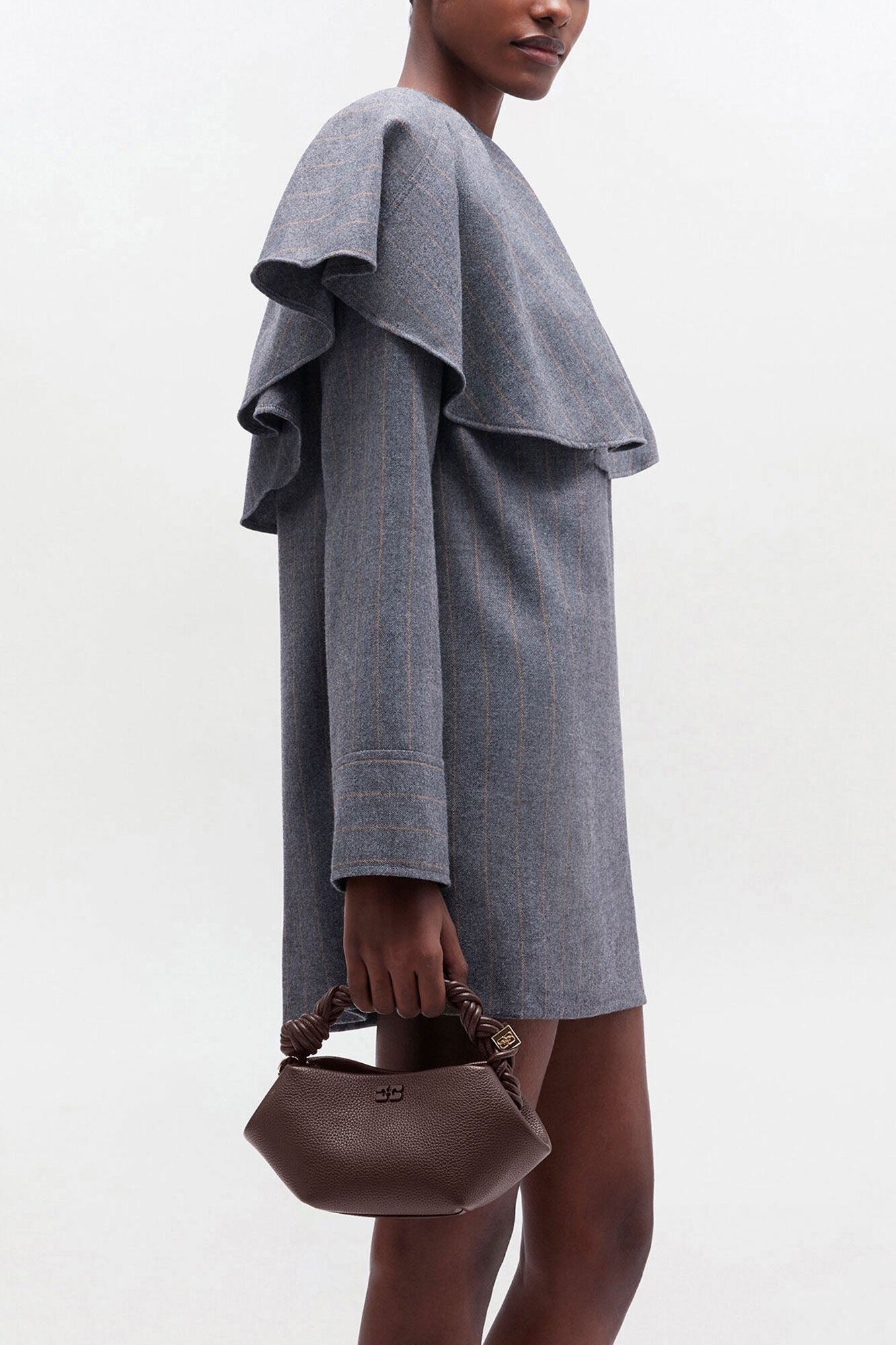 Ganni Bag Mini Bou “Brown Grained”