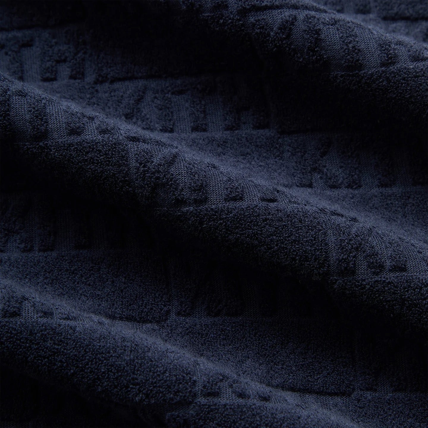 Kith Shirt Monogram Towel Terry “Navy”
