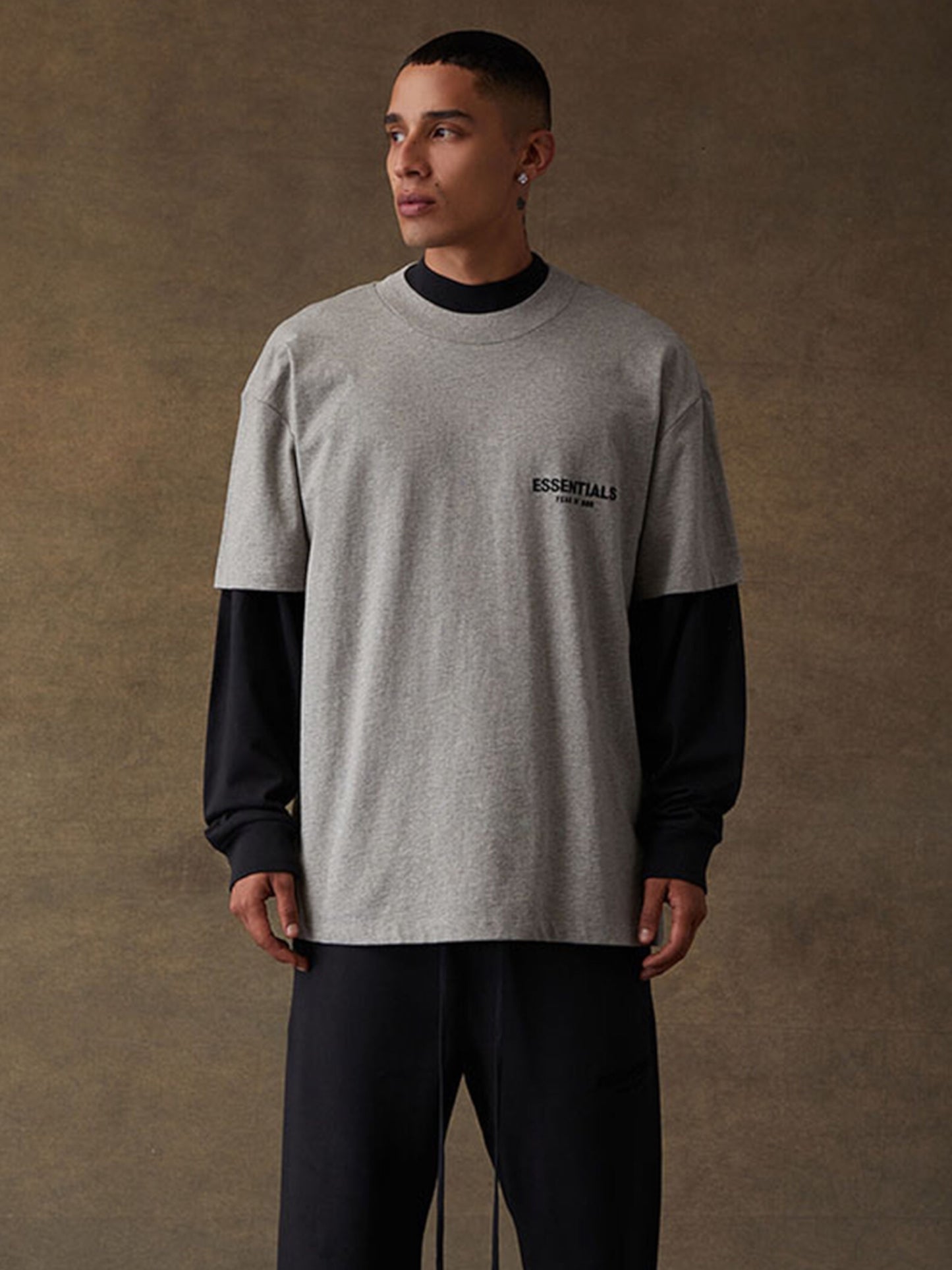 Essentials T Shirt “Dark Oatmeal” (SS22)