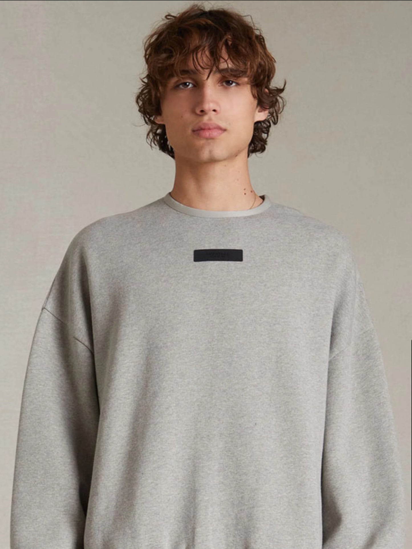 Essentials CrewNeck Sweatshirt “Dark Heather Oatmeal”