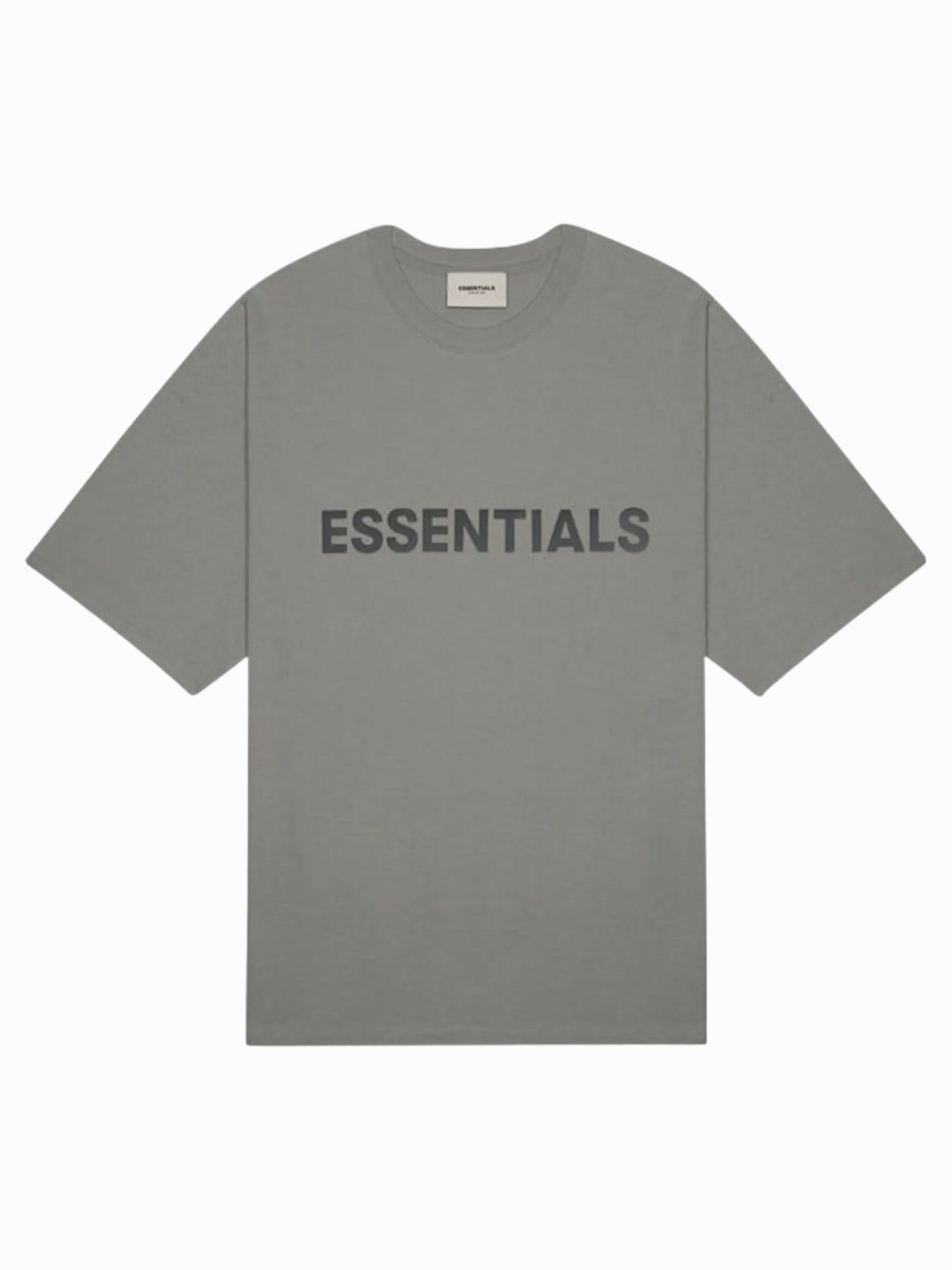 Essentials T Shirt Appliqué Logo “Cement”