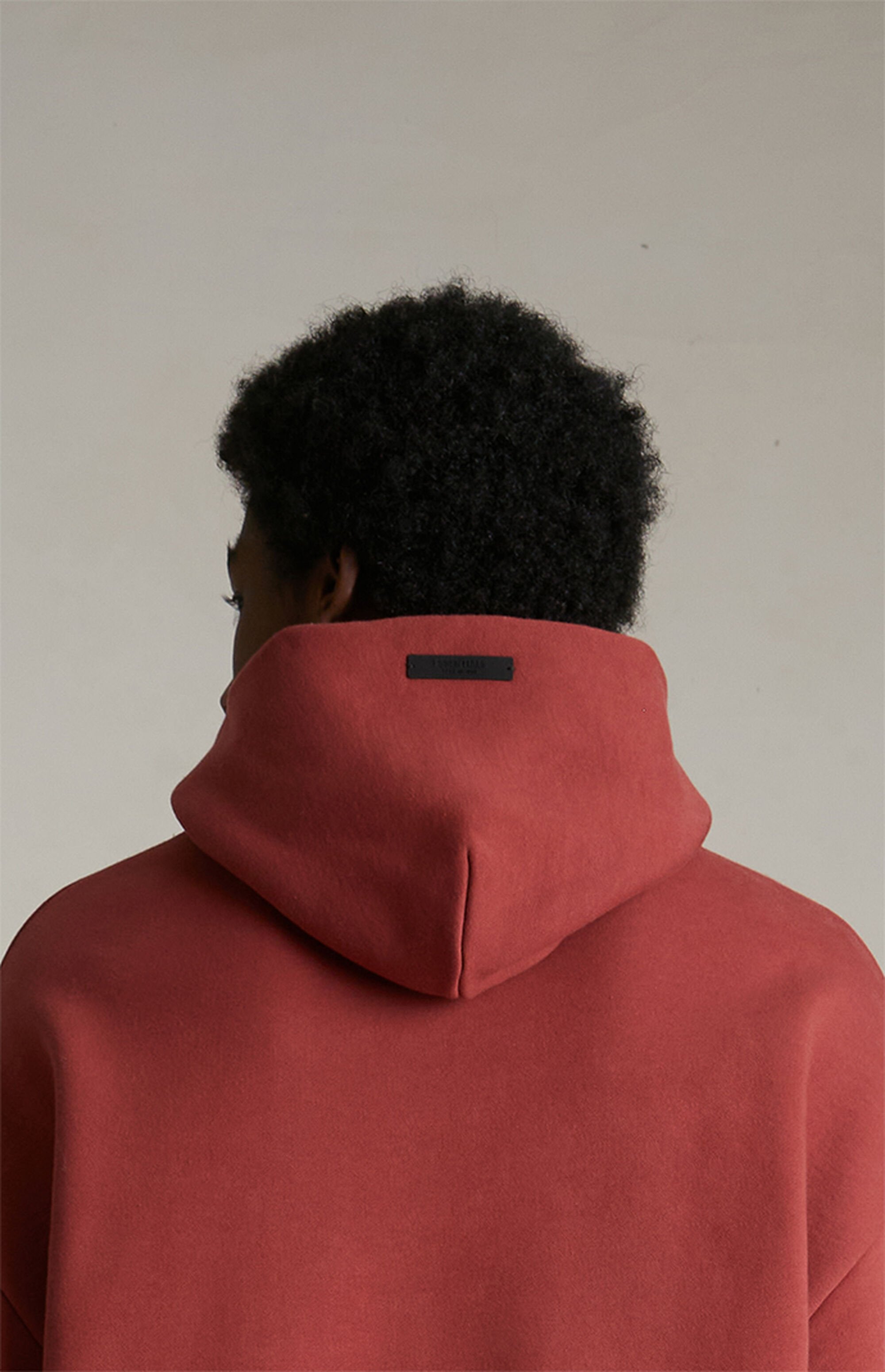 Essentials Hoodie “Crimson” (FW24)