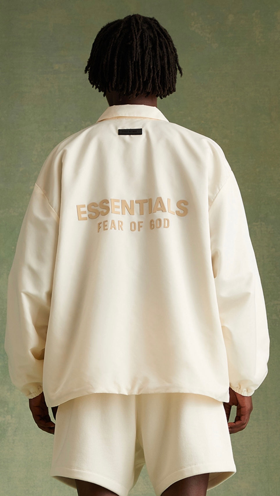 Essentials Coach Jacket “Cloud Dancer”