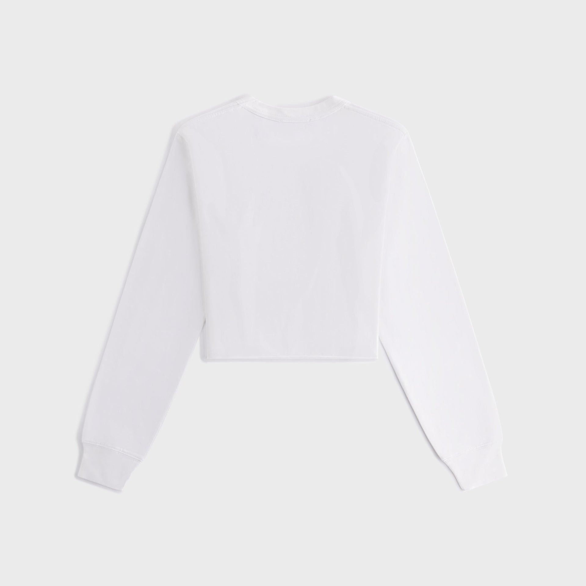 Kith Women Lucy Cropped Long Sleeve T Shirt “White”