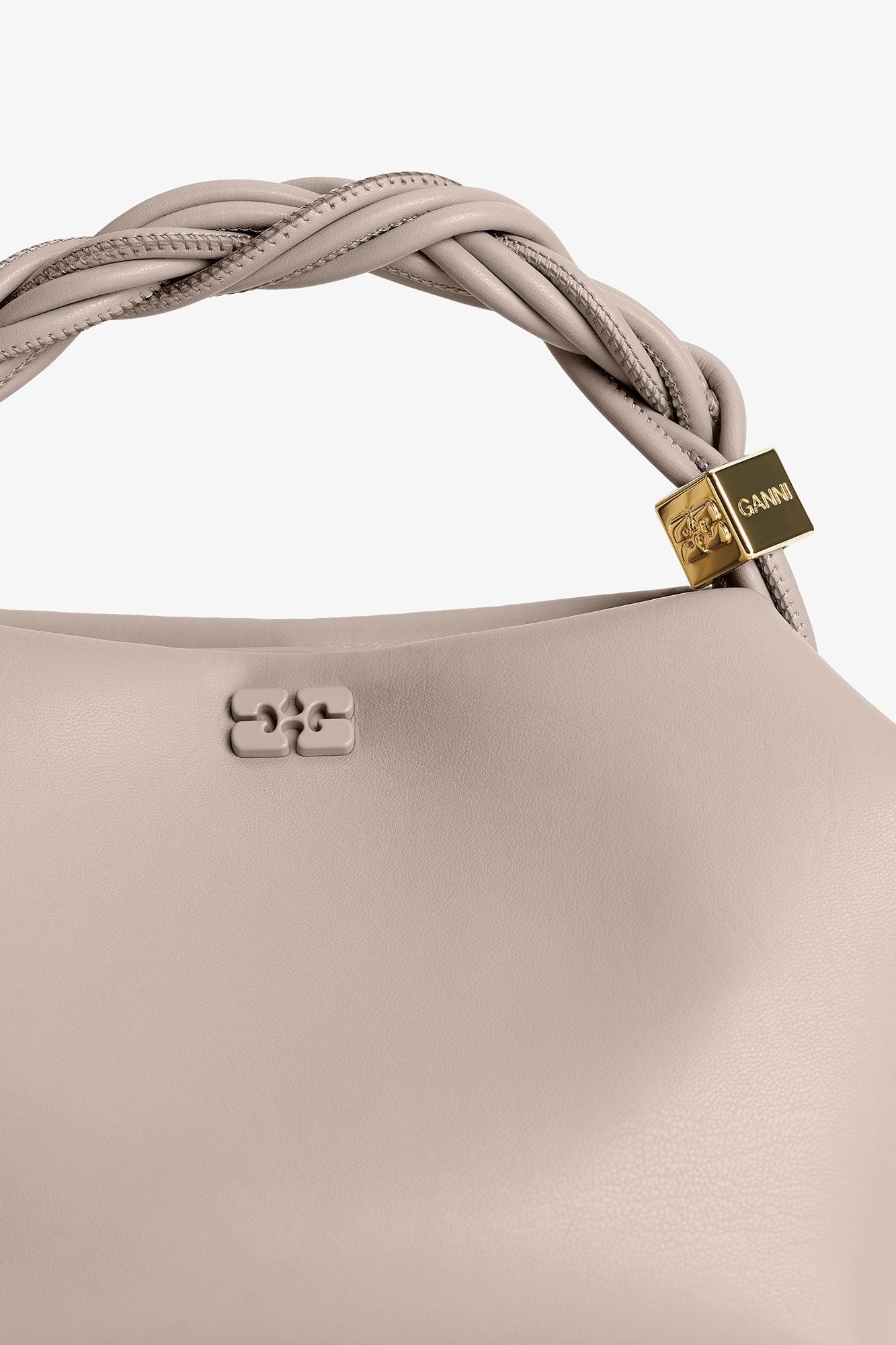 Ganni Bag Small Bou “Light Grey"