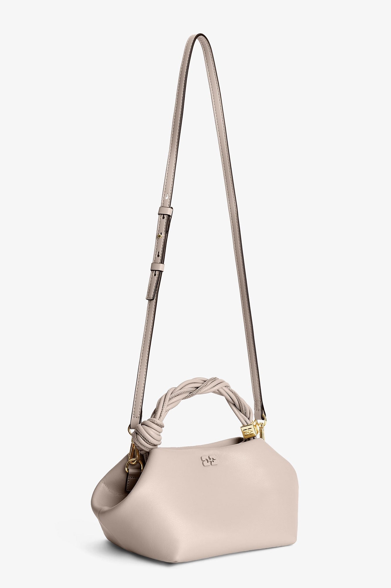 Ganni Bag Small Bou “Light Grey"