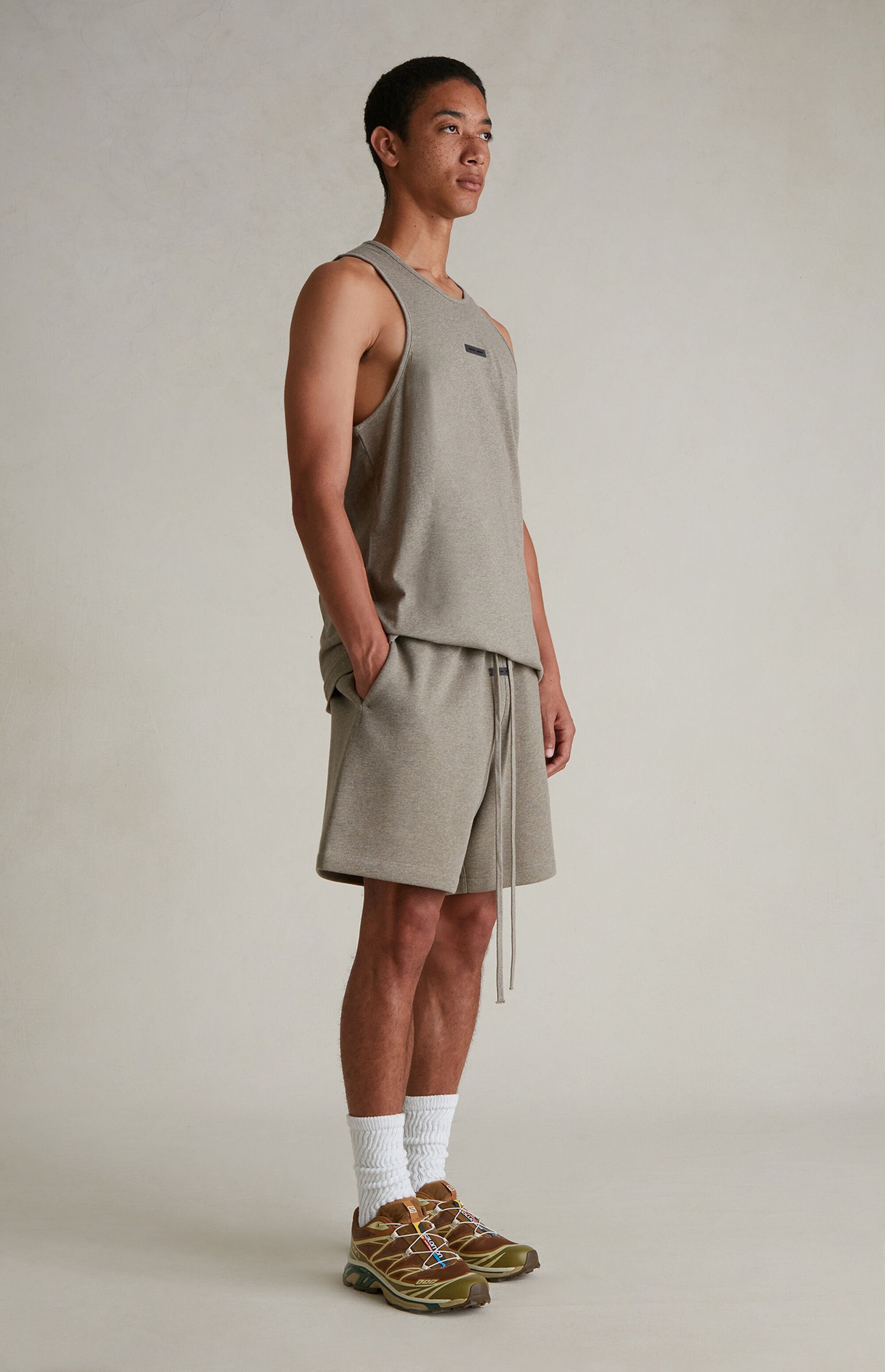 Essentials Shorts “Homestead Heather” (SS25)