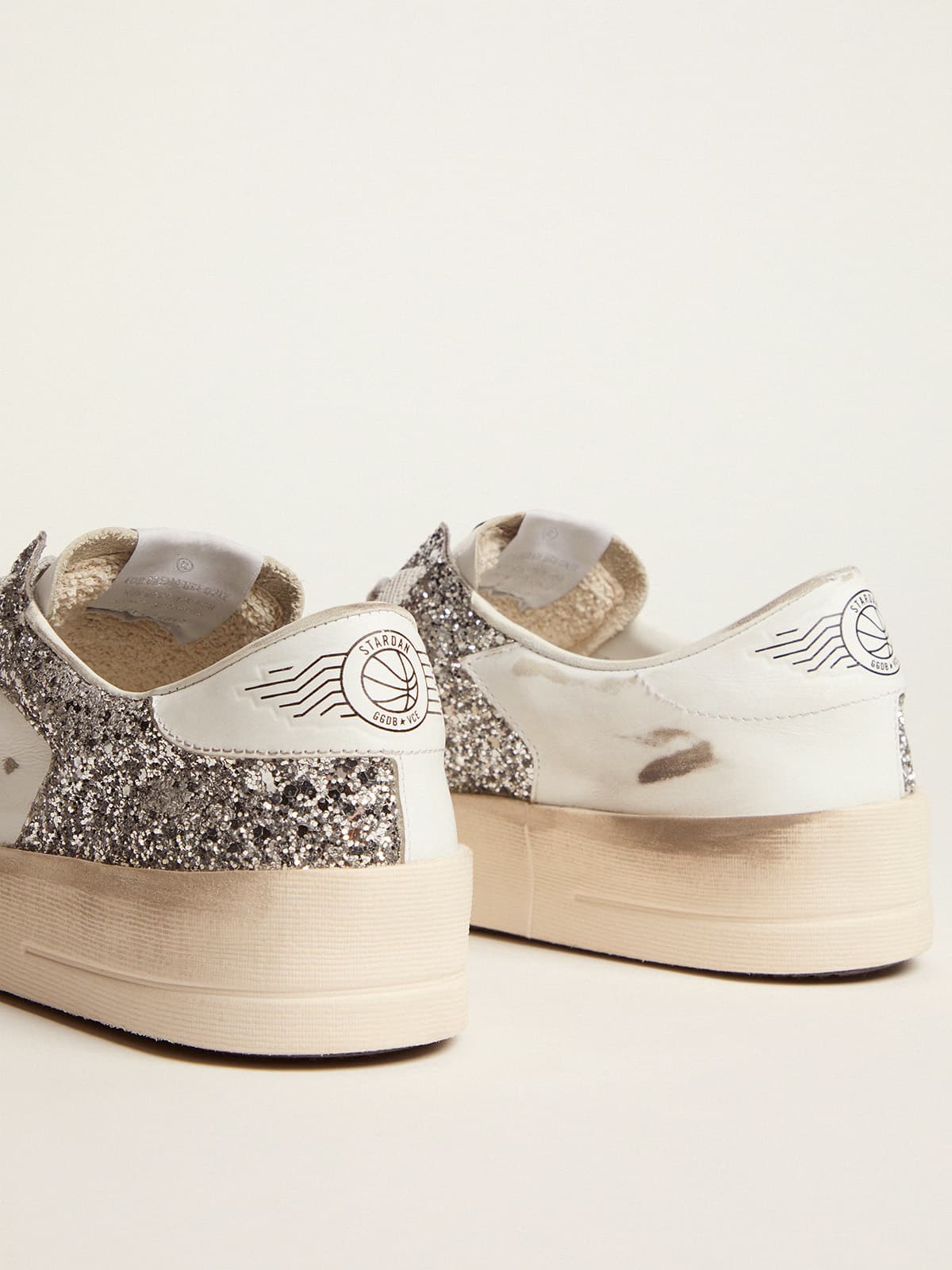 Golden Goose Stardan “Silver Glitter”