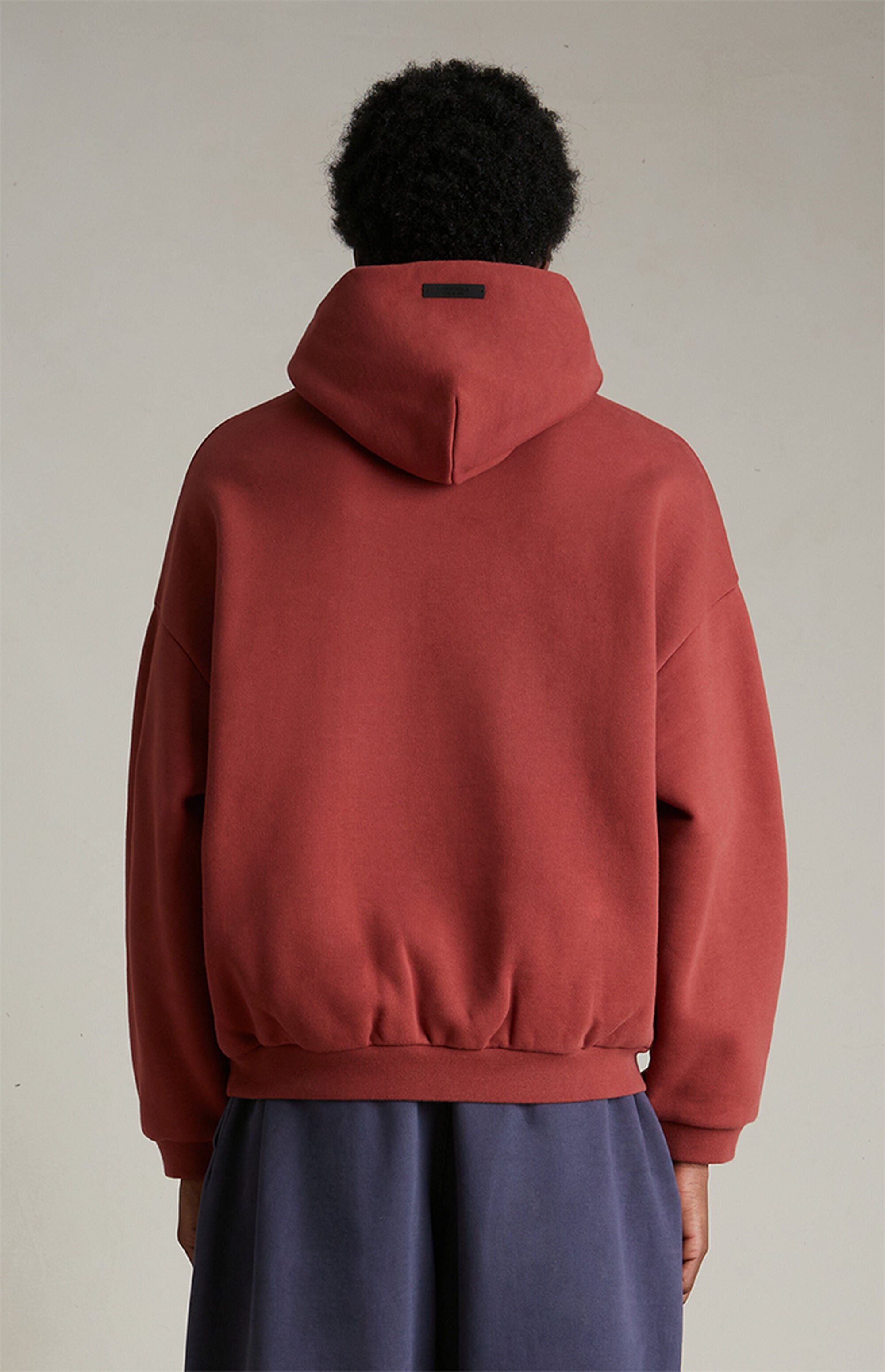 Essentials Hoodie “Crimson” (FW24)