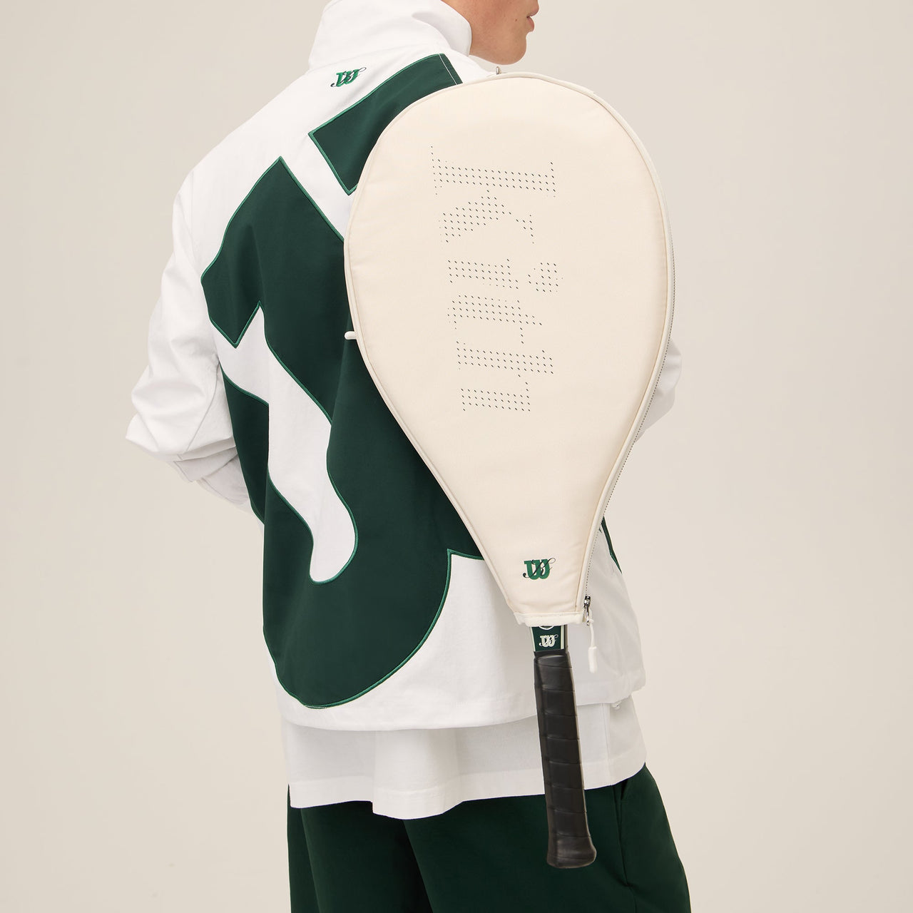 Kith x Wilson Retro Racket Cover “White”