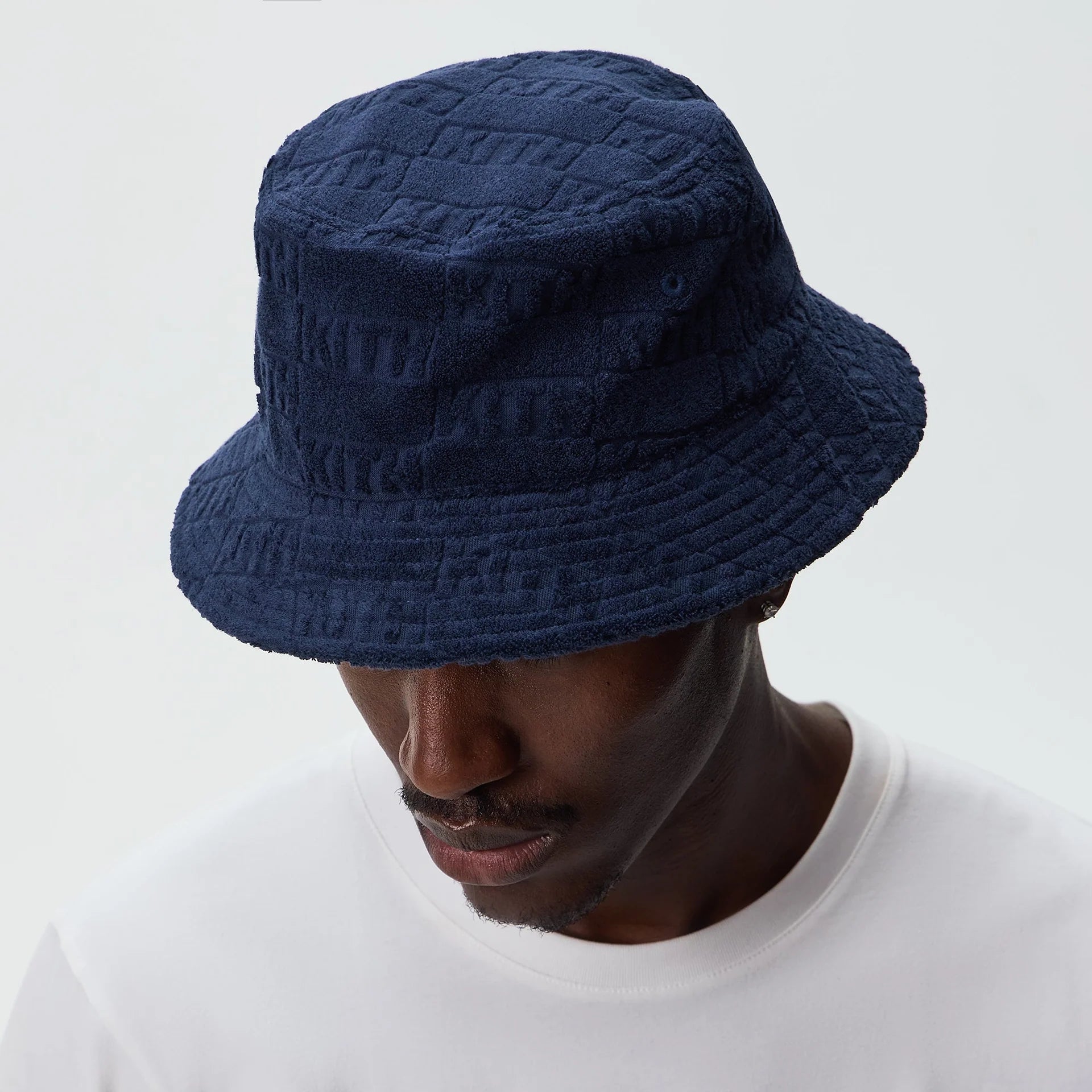 Kith Bucket Hat Towel Terry “Navy”