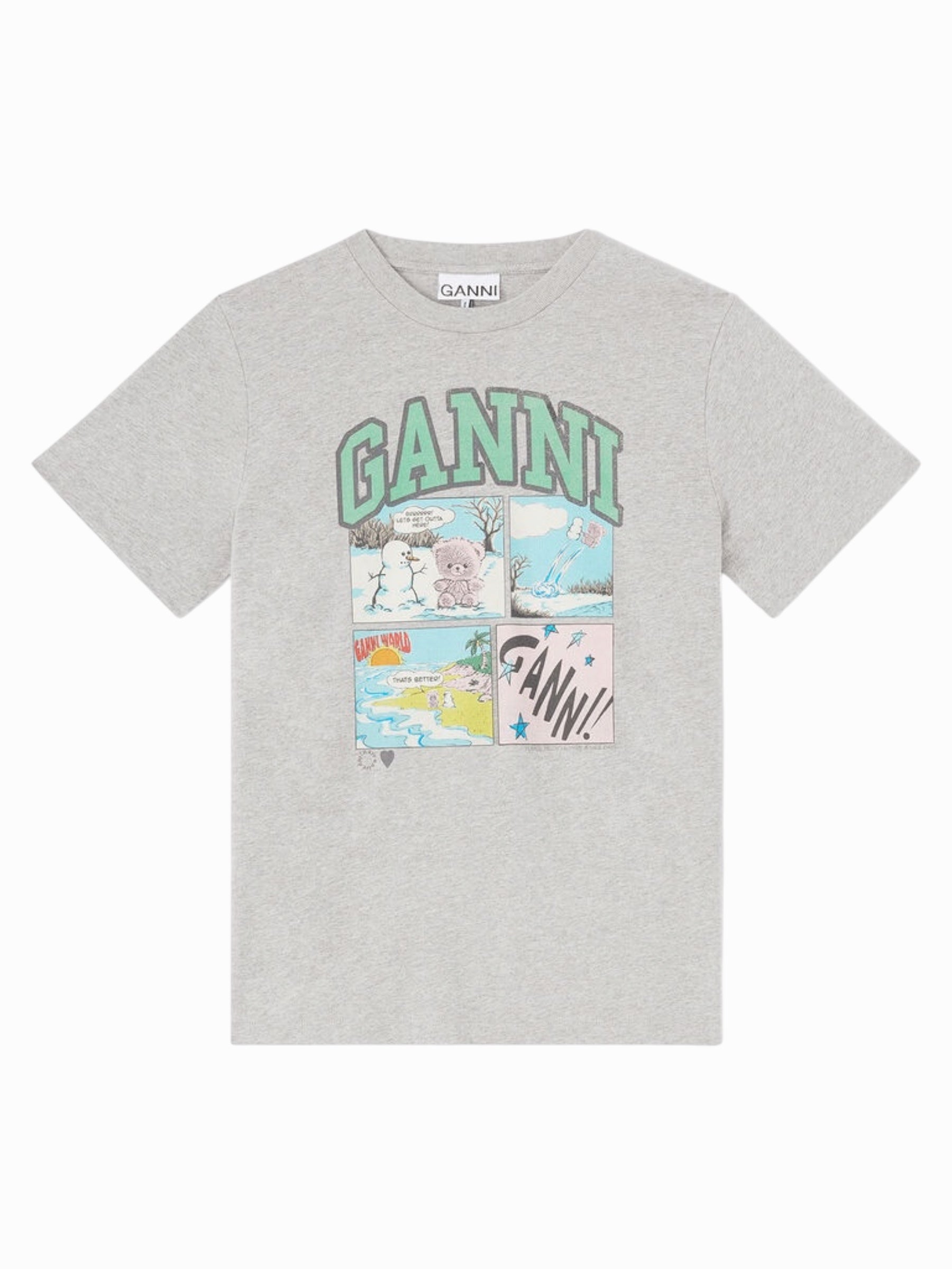Ganni T Shirt “Bear Comic”