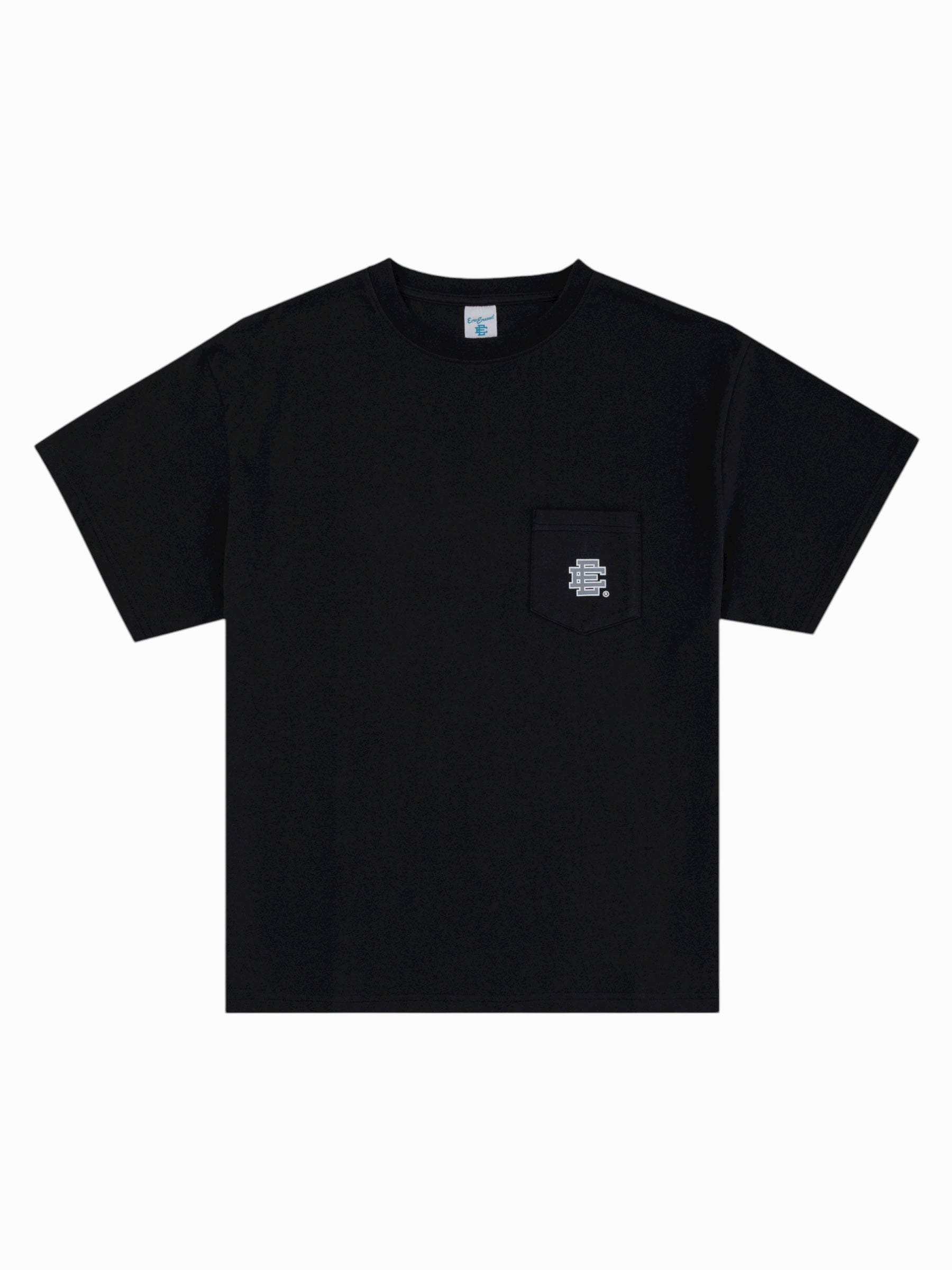 Eric Emanuel T Shirt Basic/Pocket “Black”
