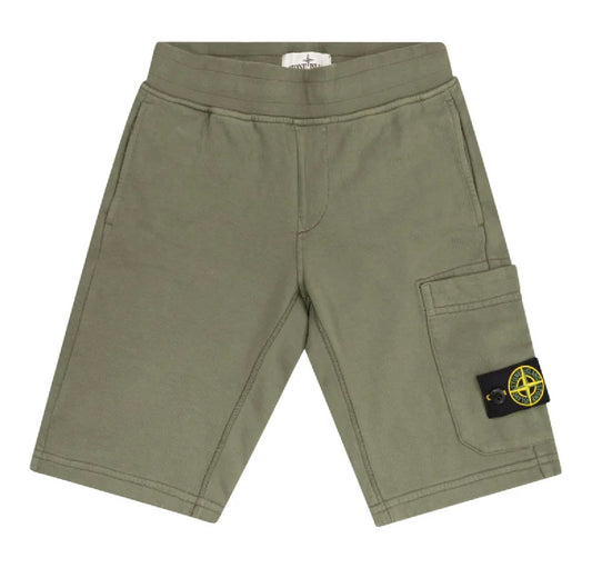 Stone Island Junior Shorts “Olive”