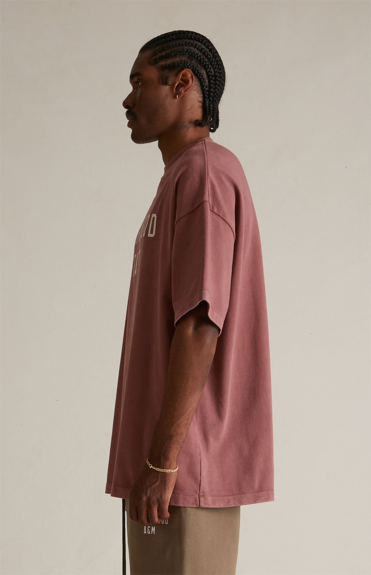 Essentials Heavy T Shirt “Crimson” (FW24)