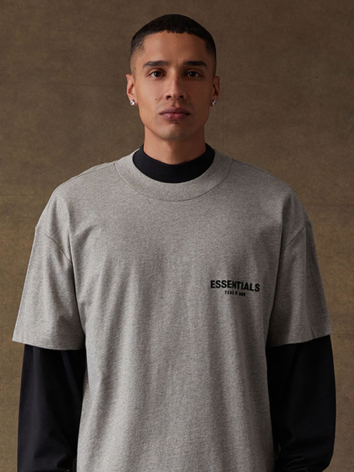 Essentials T Shirt “Dark Oatmeal” (SS22)