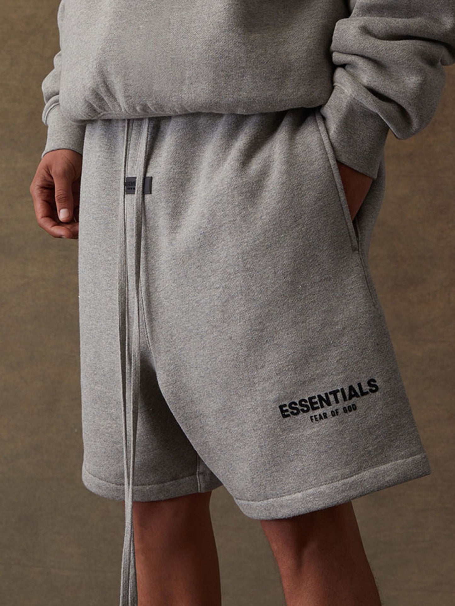 Essentials Shorts “Dark Oatmeal” (SS22)