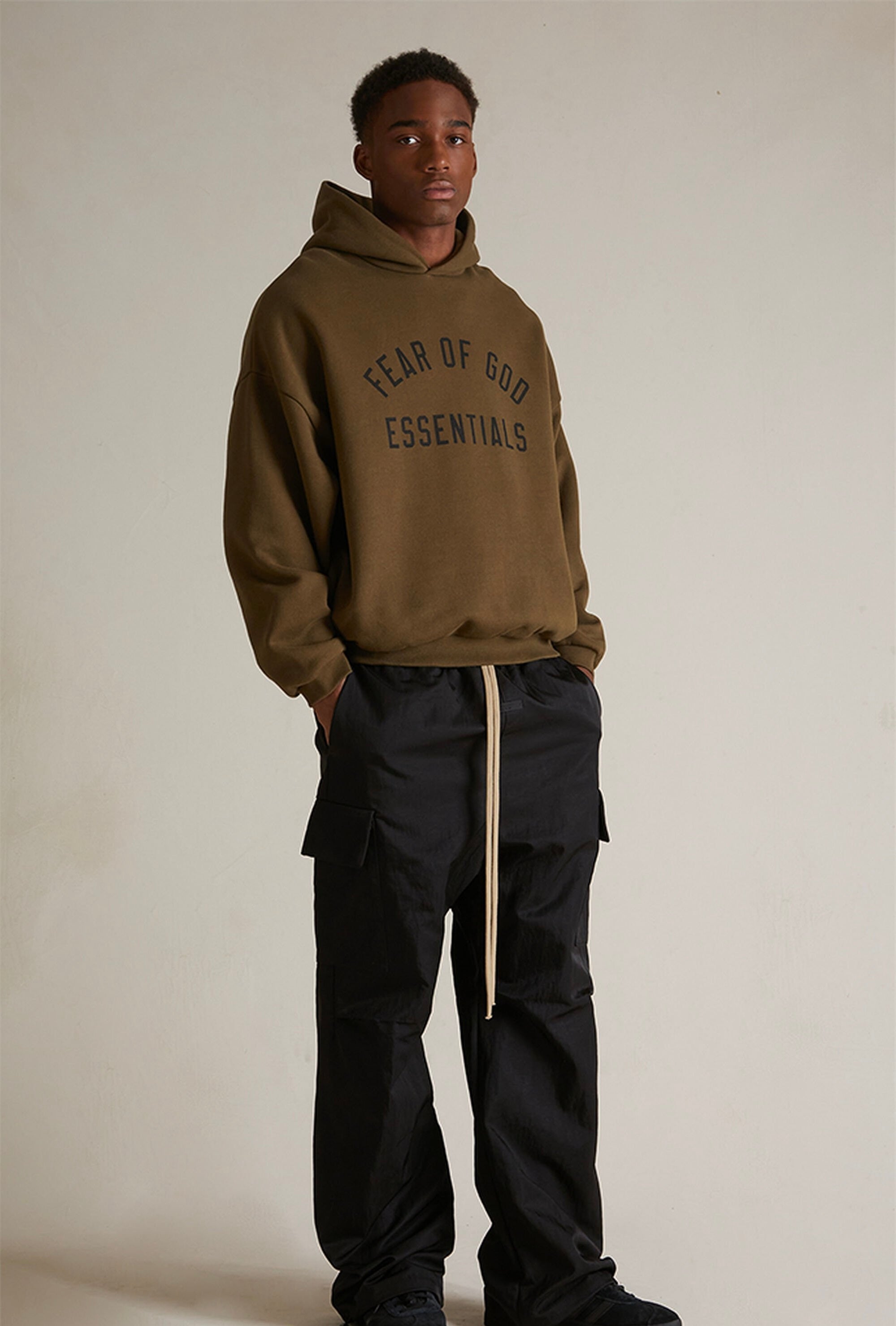 Essentials Hoodie “Olive” (FW24)